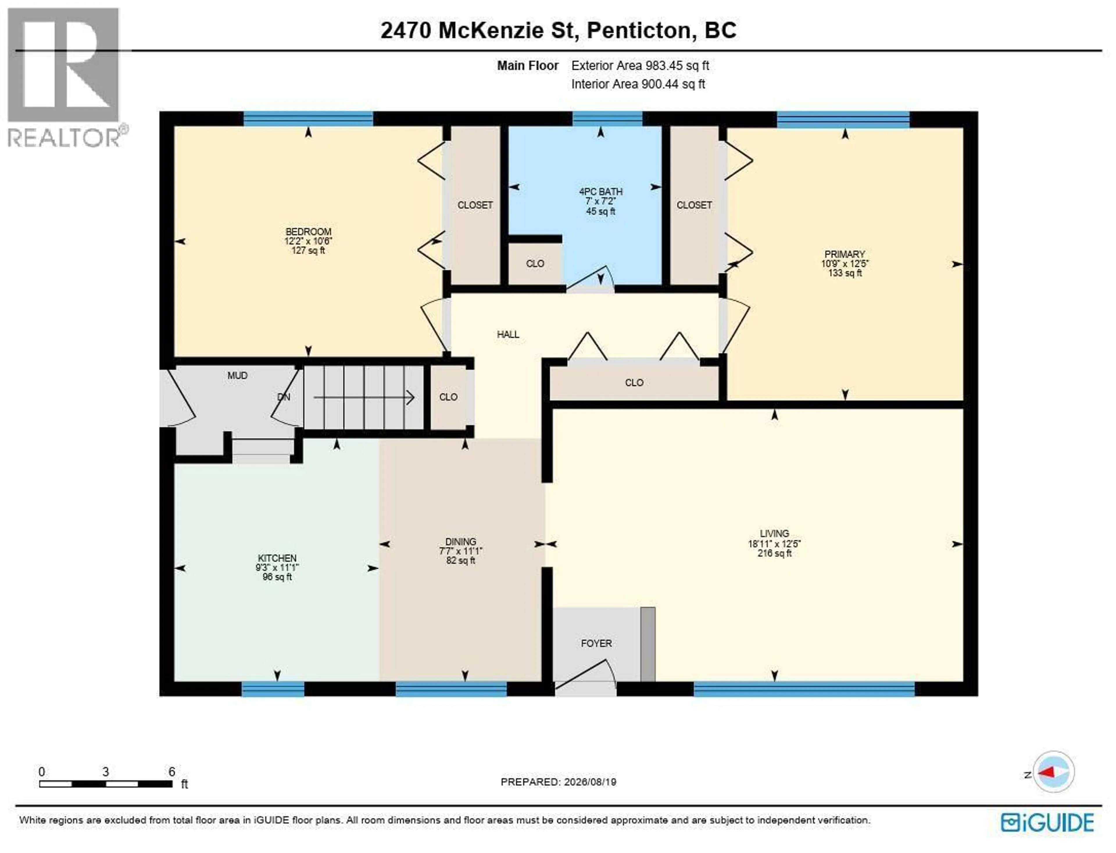 Floor plan for 2470 MCKENZIE STREET, Penticton British Columbia V2A6H7