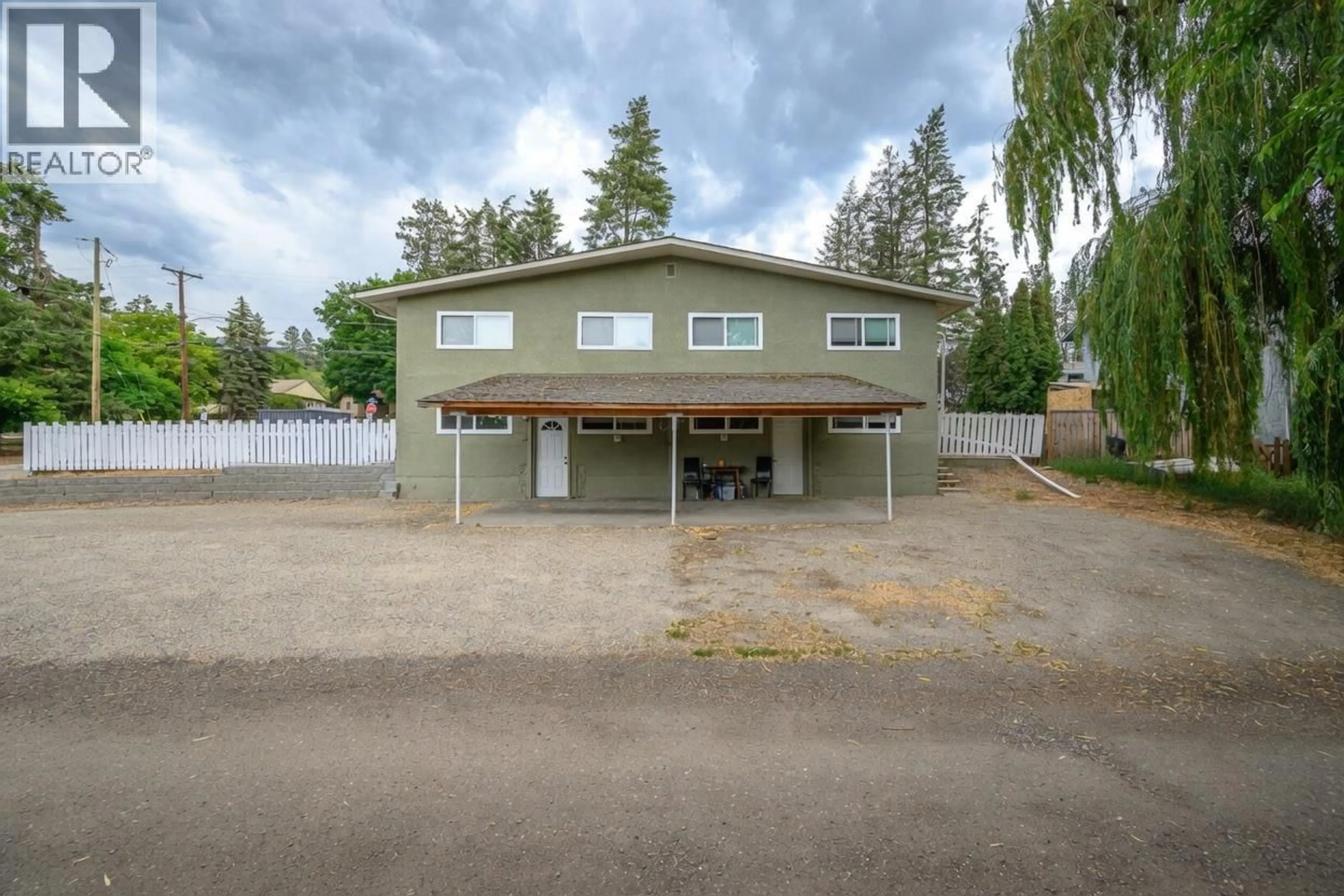 A pic from outside/outdoor area/front of a property/back of a property/a pic from drone, building for 4018 PLEASANT VALLEY ROAD, Vernon British Columbia V1T4M2