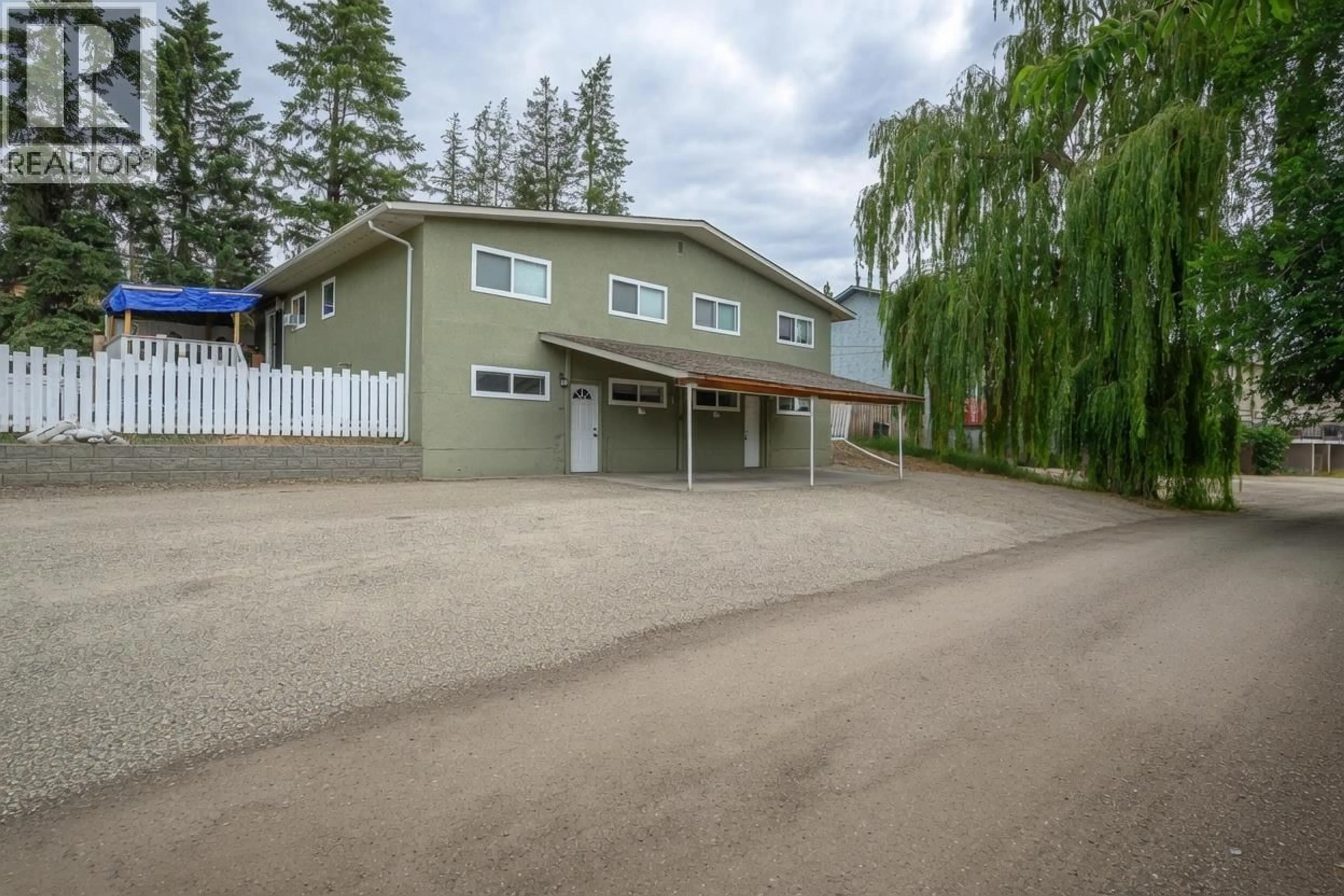 A pic from outside/outdoor area/front of a property/back of a property/a pic from drone, unknown for 4018 PLEASANT VALLEY ROAD, Vernon British Columbia V1T4M2