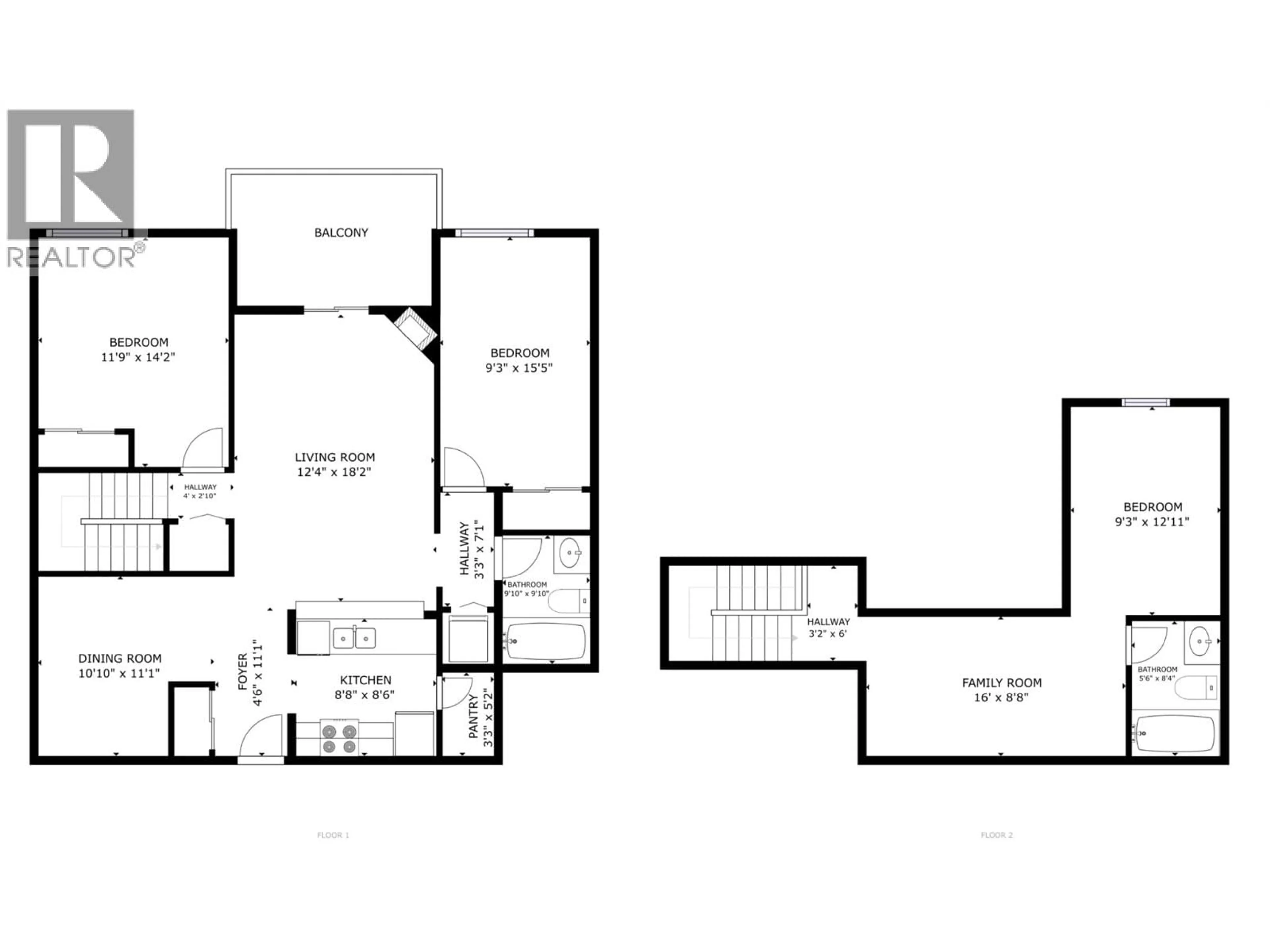Floor plan for 308 - 4875 RADIUM BOULEVARD, Radium Hot Springs British Columbia V0A1M0