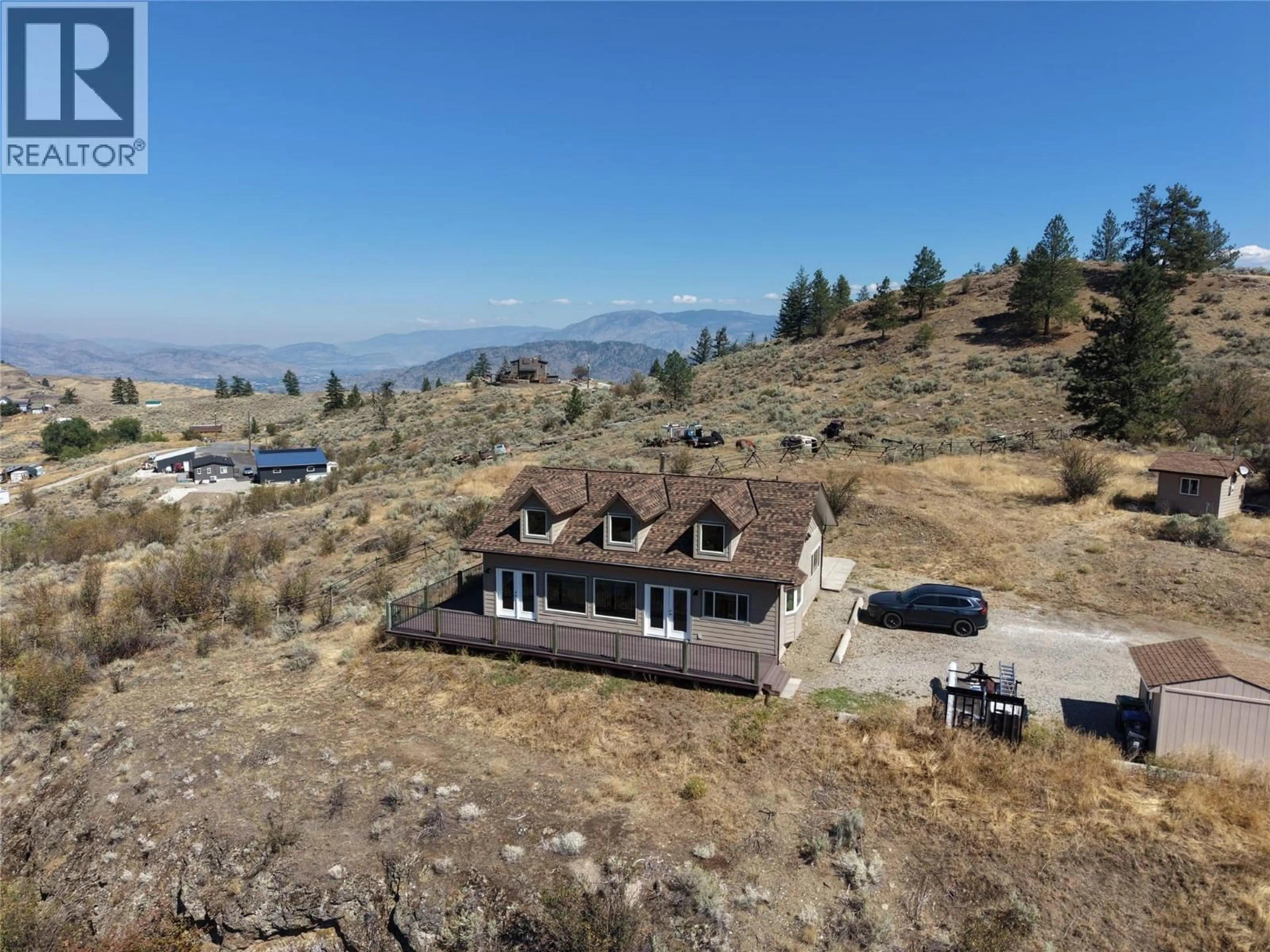 A pic from outside/outdoor area/front of a property/back of a property/a pic from drone, mountain view for 16994 OLD RICHTER PASS ROAD, Osoyoos British Columbia V0H1V5