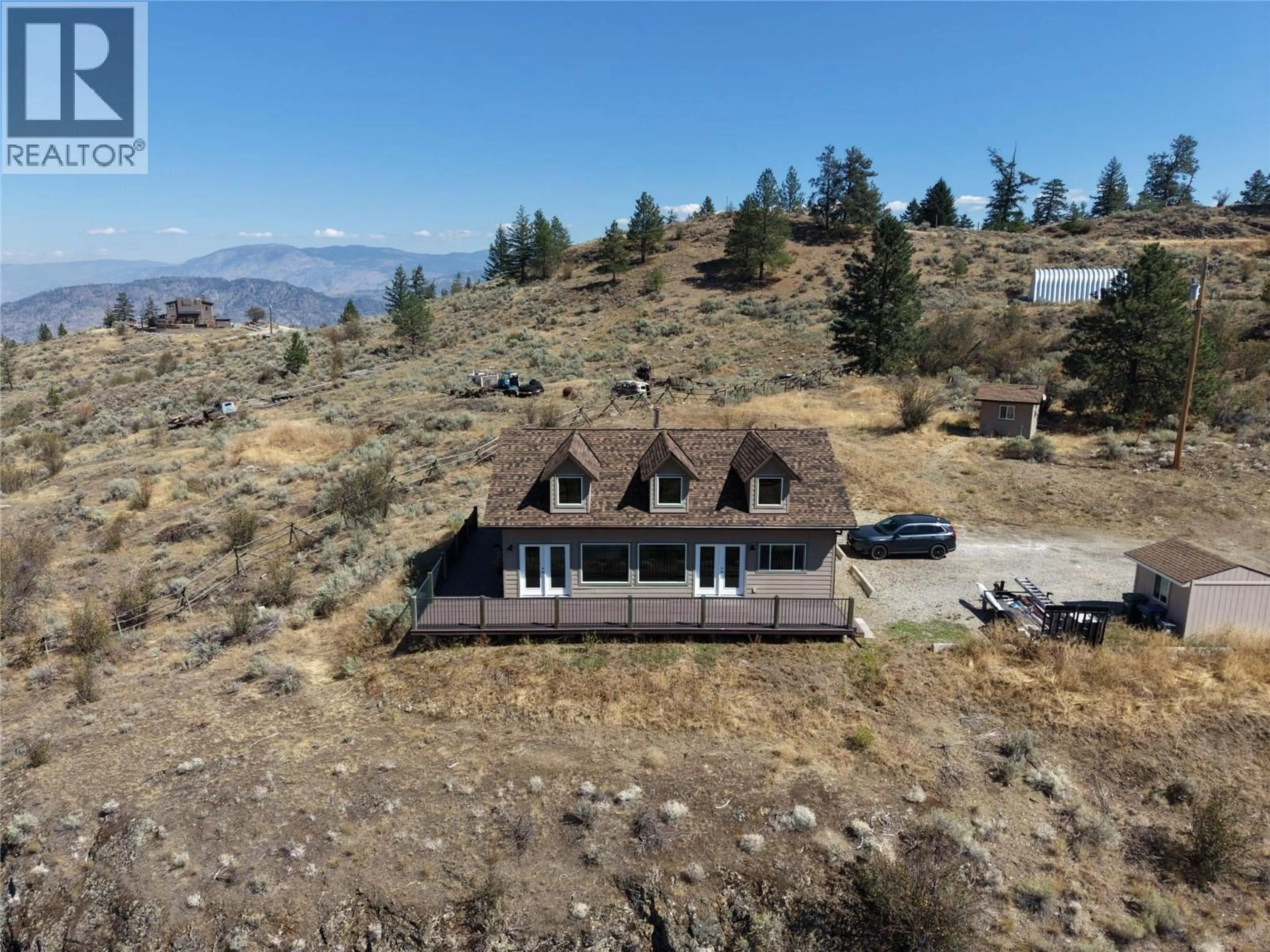 A pic from outside/outdoor area/front of a property/back of a property/a pic from drone, mountain view for 16994 OLD RICHTER PASS ROAD, Osoyoos British Columbia V0H1V5