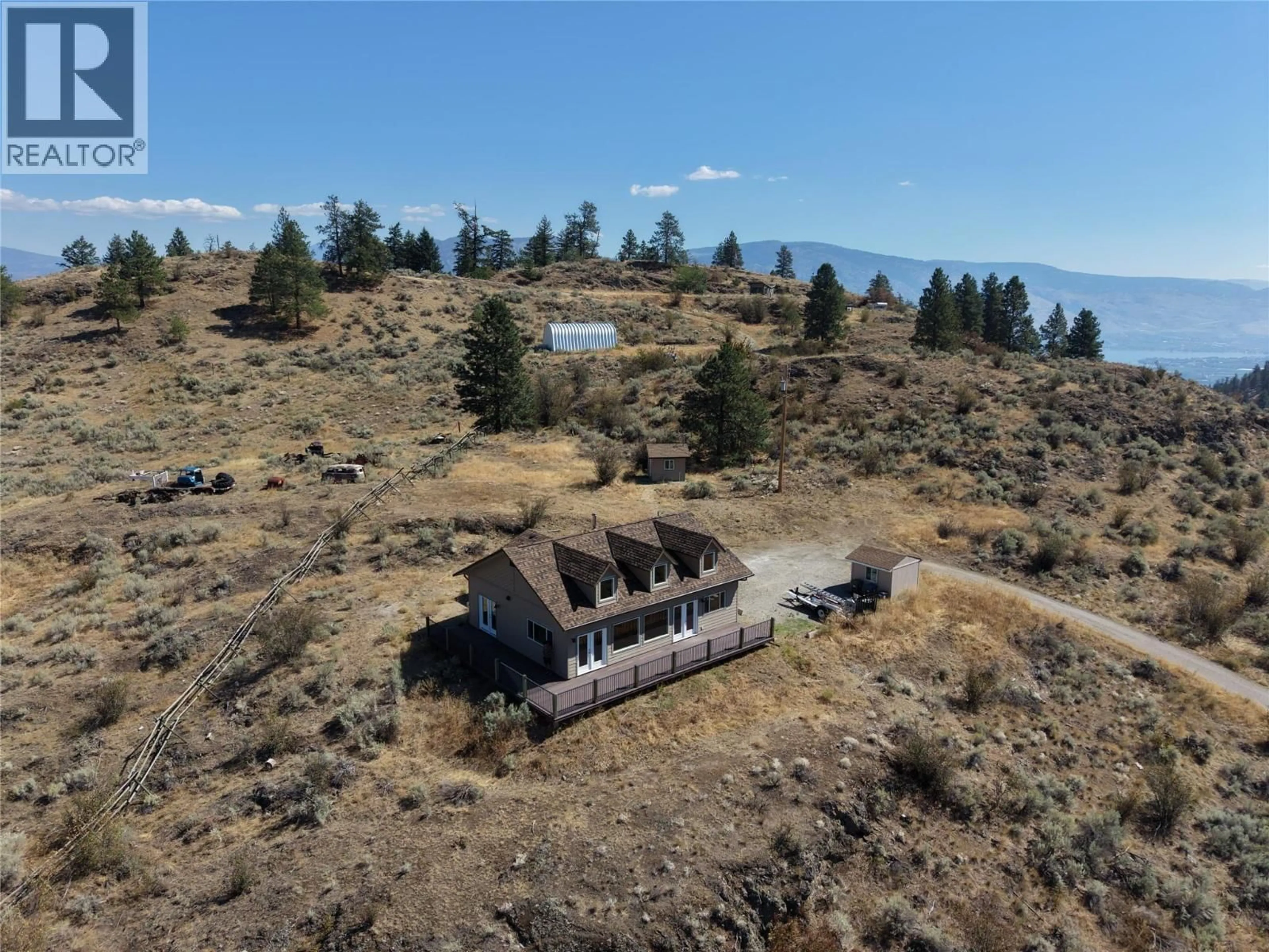 A pic from outside/outdoor area/front of a property/back of a property/a pic from drone, mountain view for 16994 OLD RICHTER PASS ROAD, Osoyoos British Columbia V0H1V5