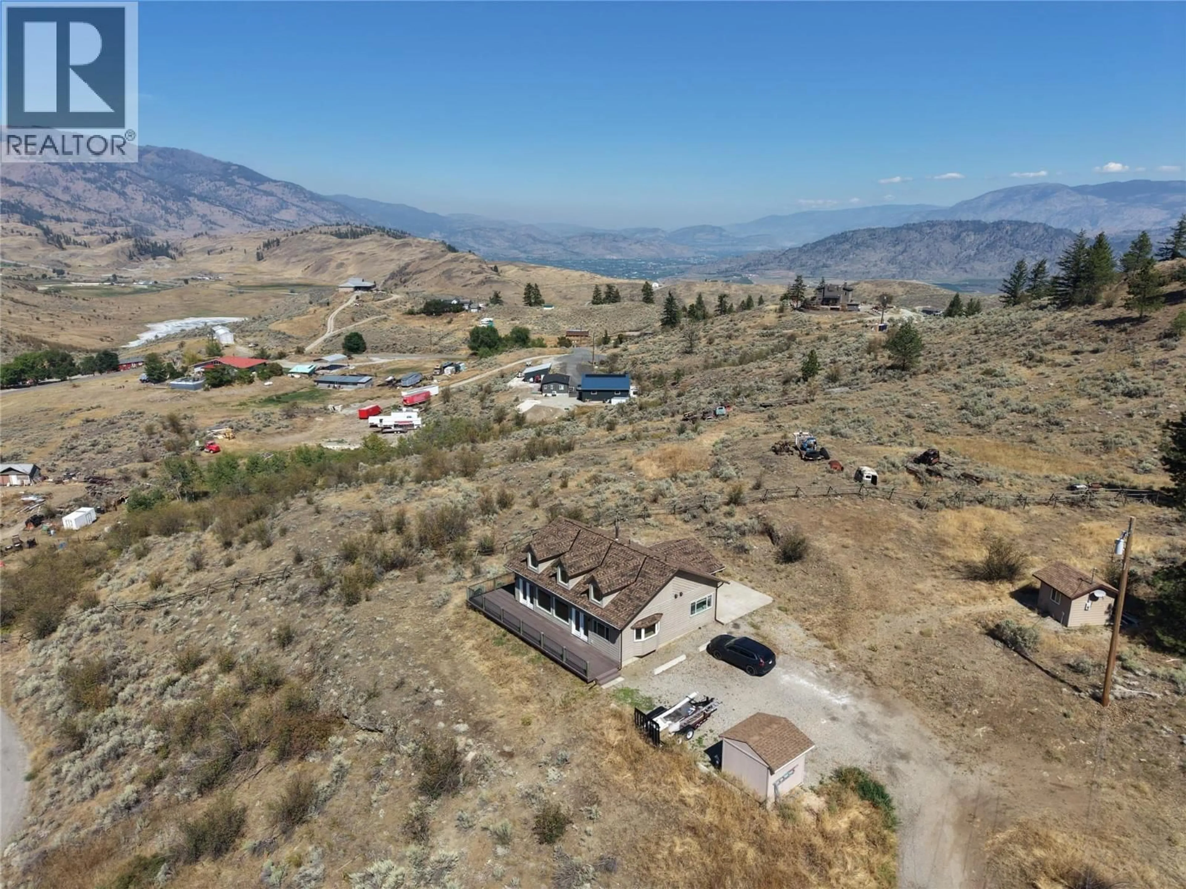A pic from outside/outdoor area/front of a property/back of a property/a pic from drone, mountain view for 16994 OLD RICHTER PASS ROAD, Osoyoos British Columbia V0H1V5