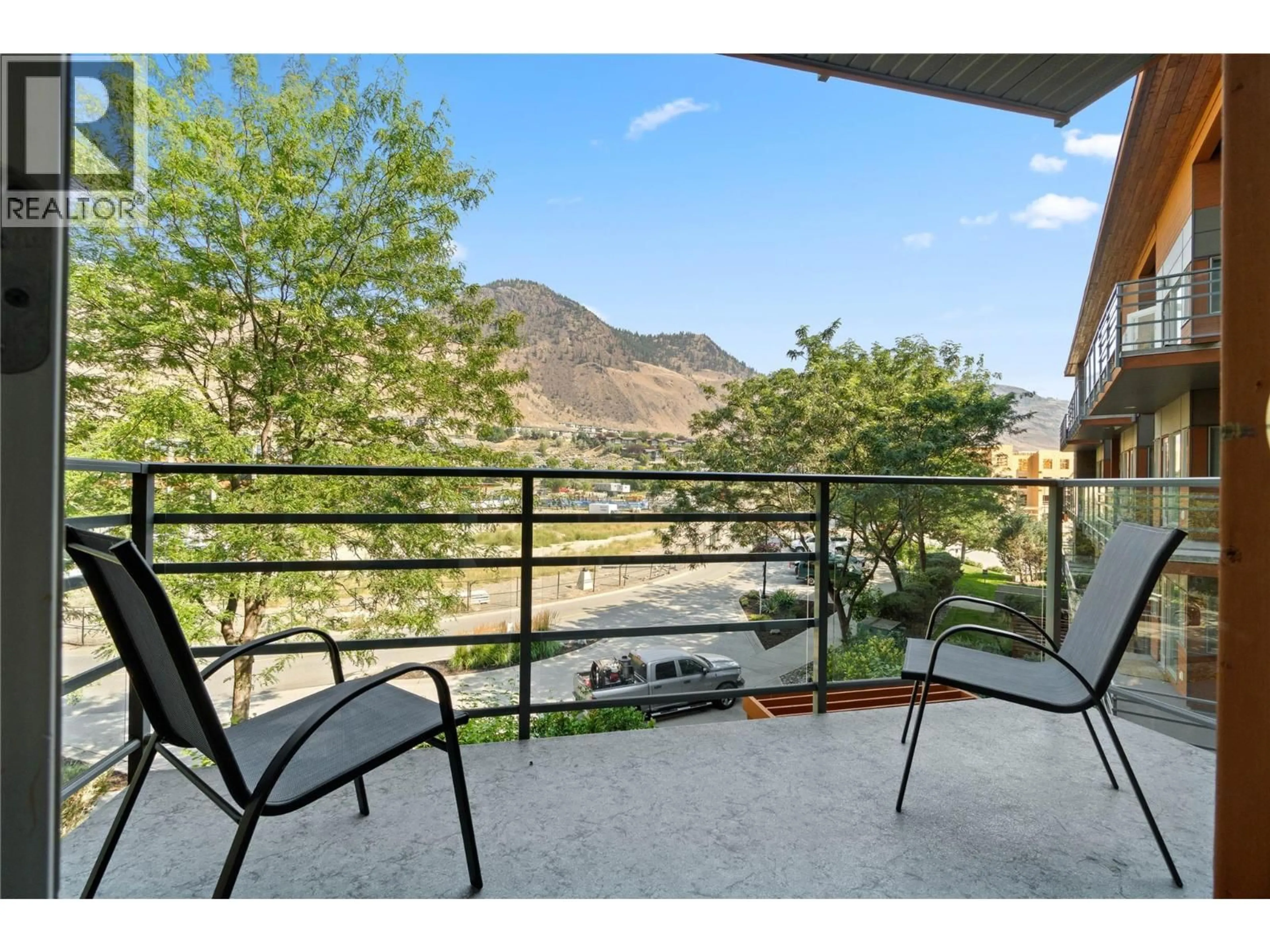Patio, mountain view for 2308 - 1030 TALASA WAY, Kamloops British Columbia V2H0C3