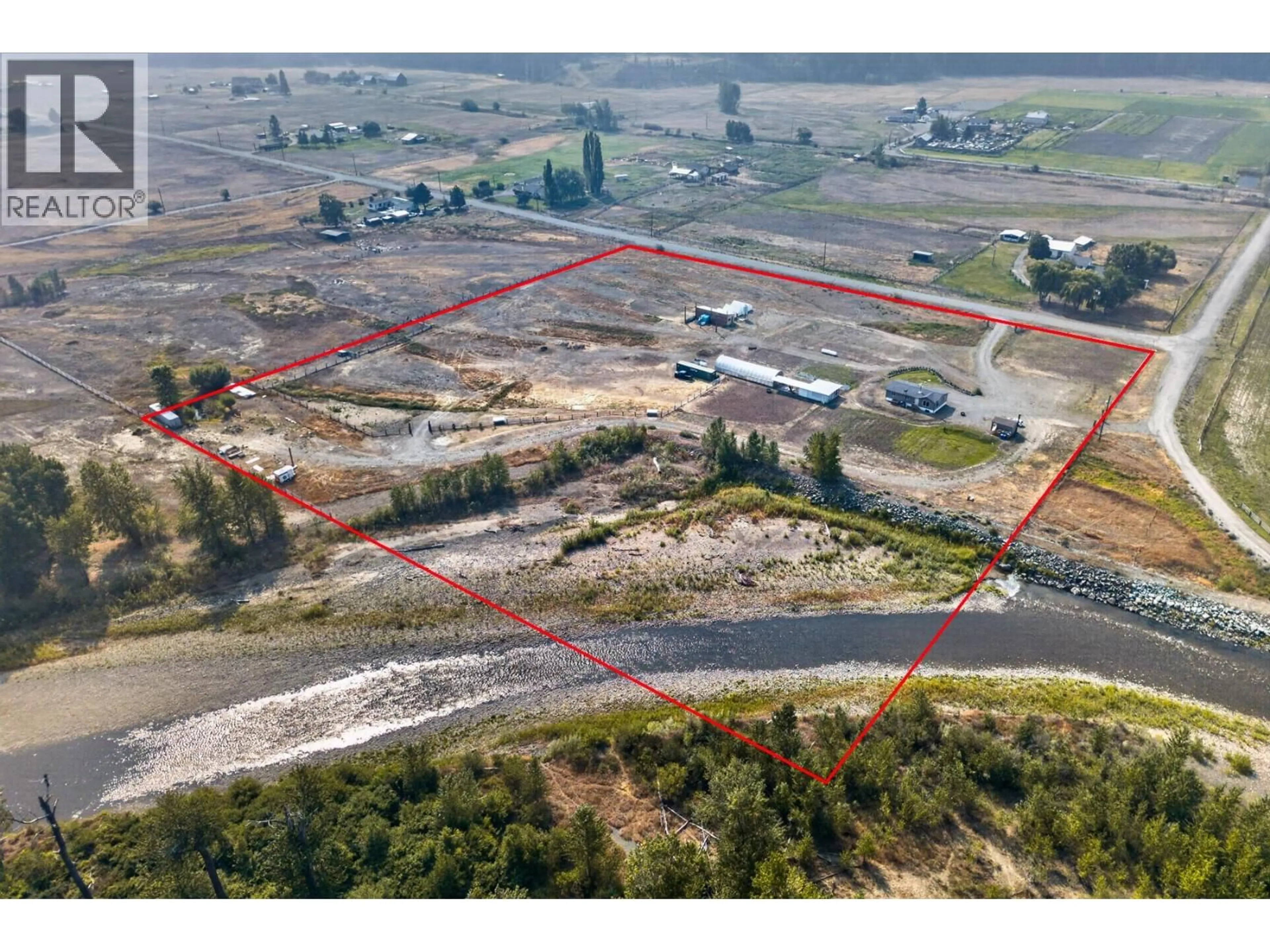 A pic from outside/outdoor area/front of a property/back of a property/a pic from drone, unknown for 1889 NICOLLS ROAD, Merritt British Columbia V1K1N7