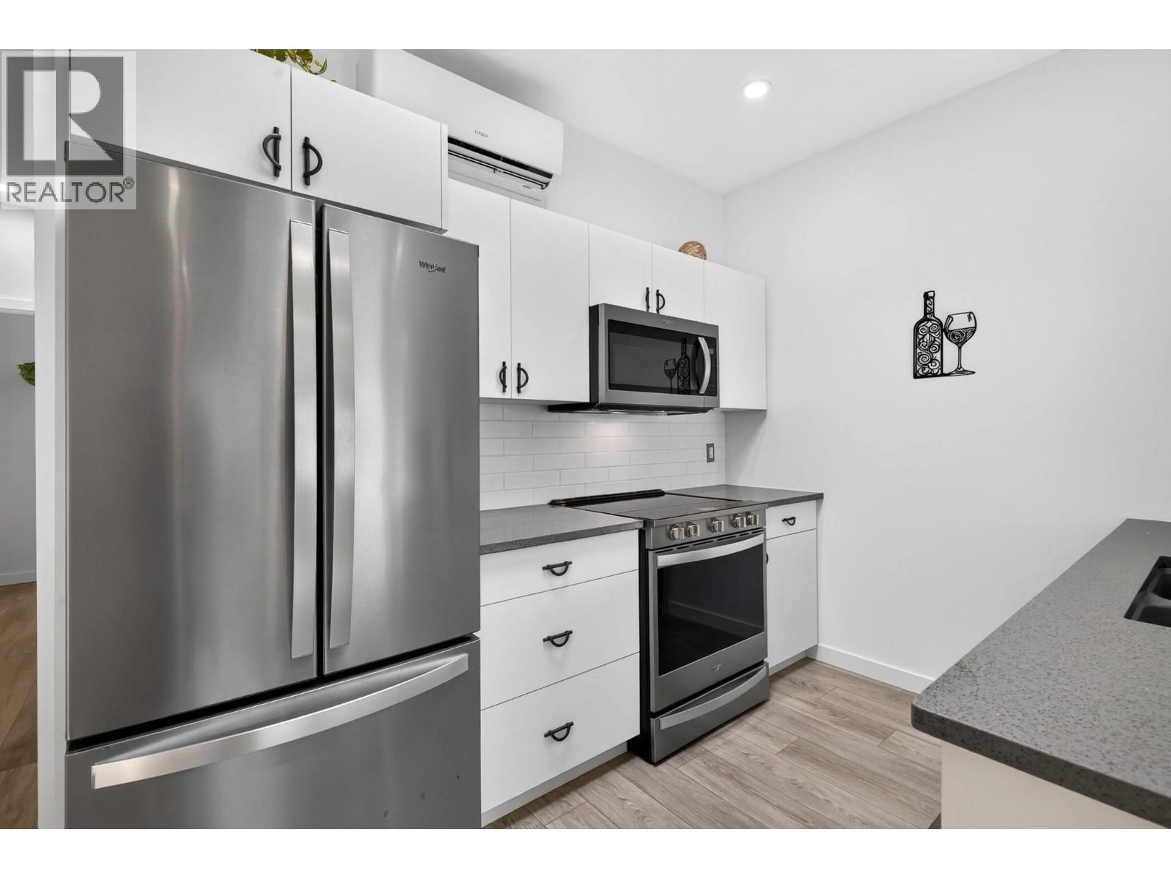 Standard kitchen, ceramic/tile floor for 133D - 8900 JIM BAILEY ROAD, Kelowna British Columbia V4V0B6