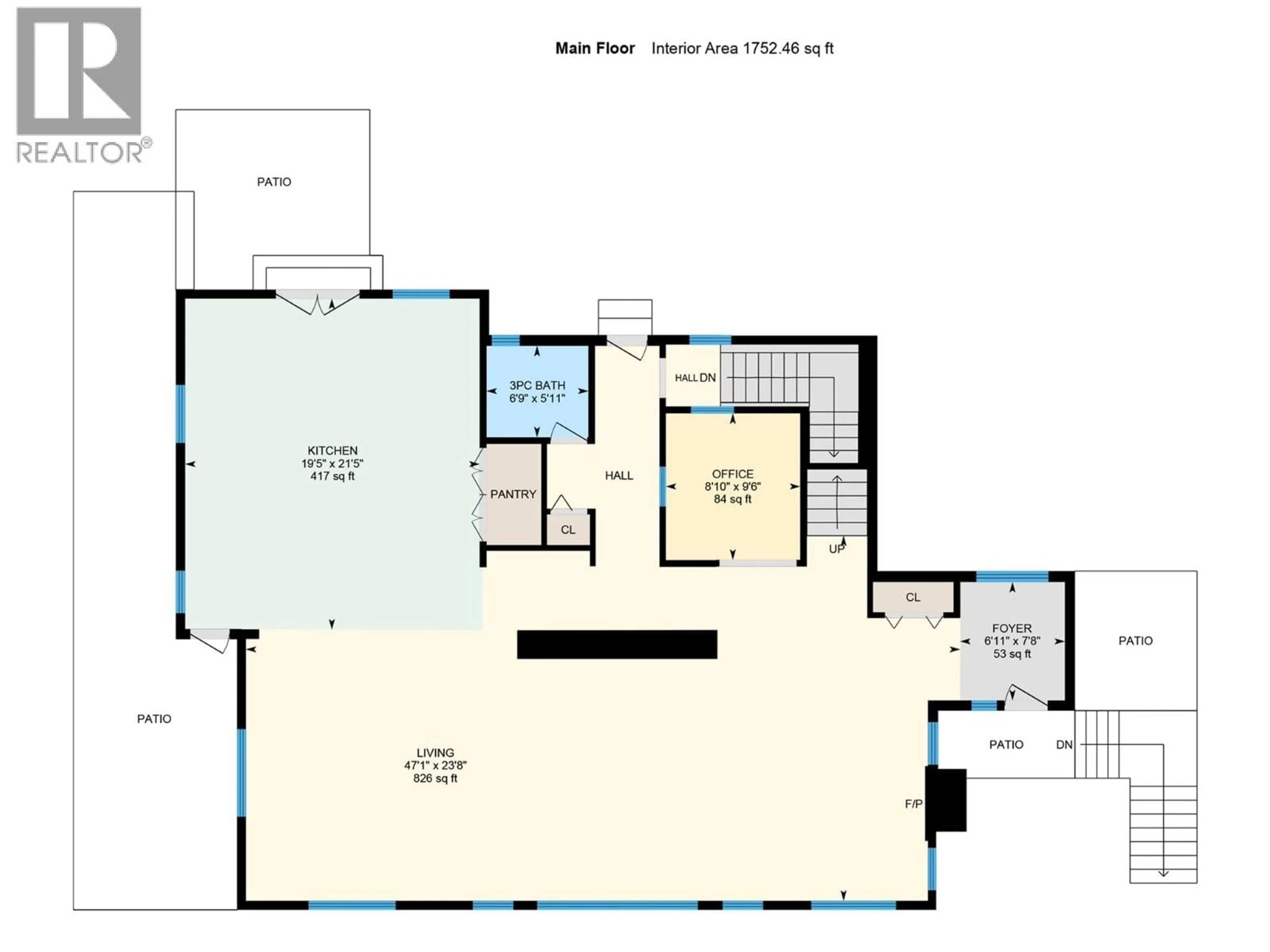 Floor plan for 5851 LAKESHORE ROAD, Kelowna British Columbia V1W4J5