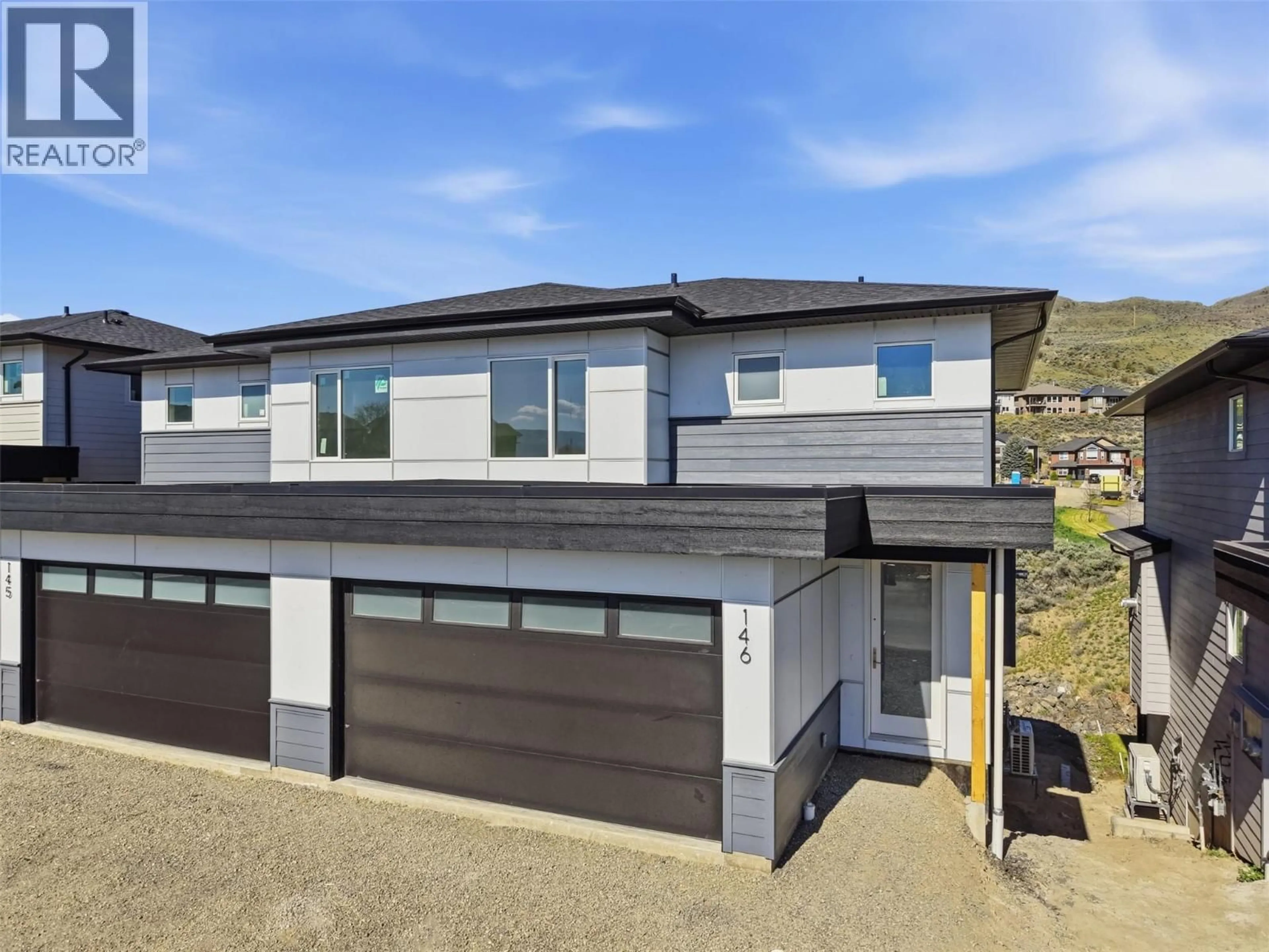 Home with vinyl exterior material, street for 146 - 2050 GRASSLANDS BOULEVARD, Kamloops British Columbia V2B0K7