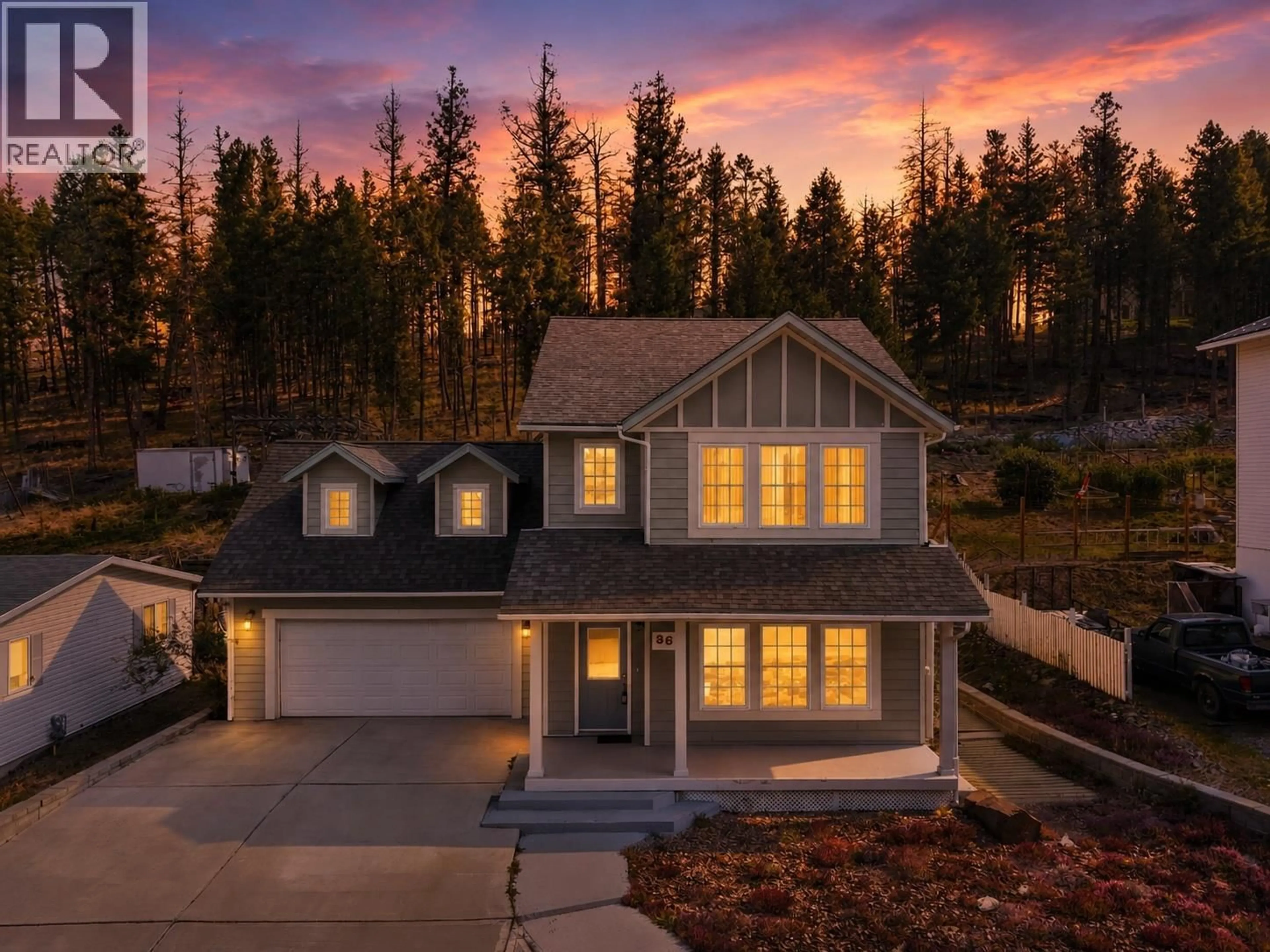 A pic from outside/outdoor area/front of a property/back of a property/a pic from drone, unknown for 363 POPLAR DRIVE, Logan Lake British Columbia V0K1W0