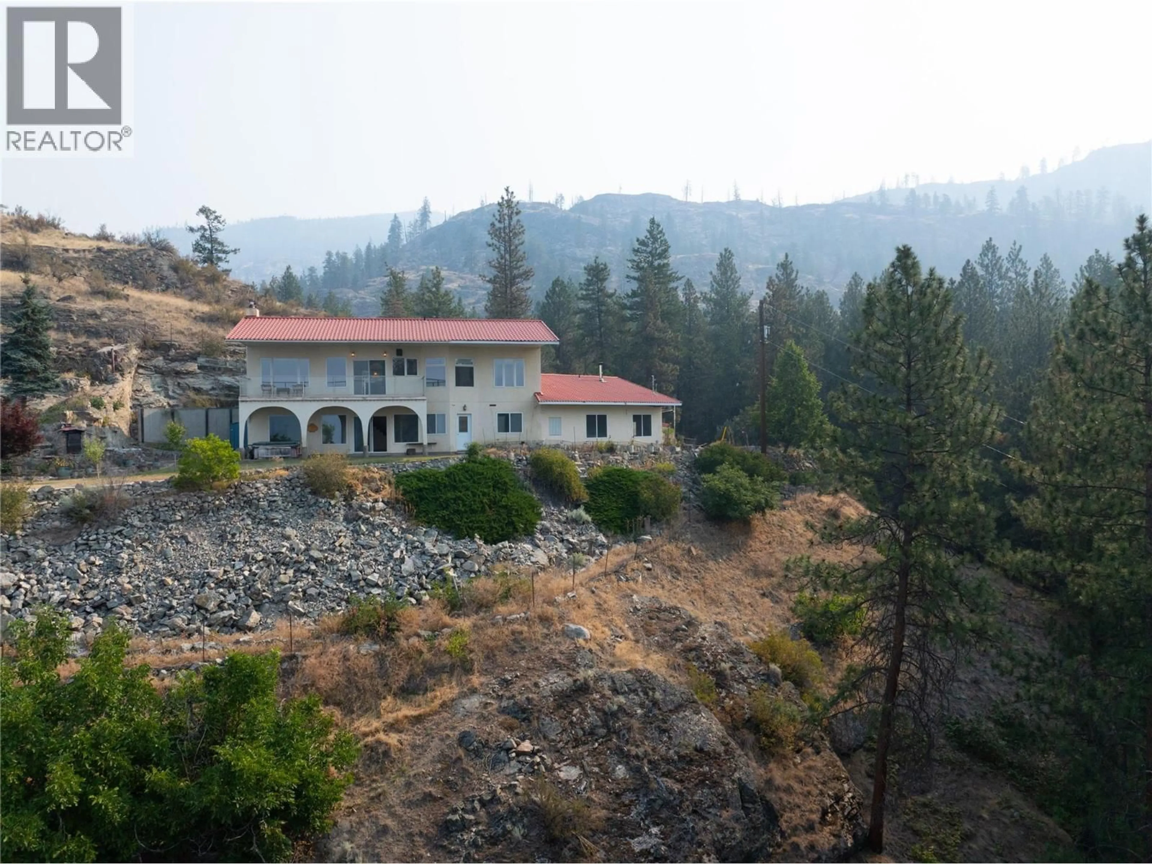 A pic from outside/outdoor area/front of a property/back of a property/a pic from drone, mountain view for 437 MATHESON ROAD, Okanagan Falls British Columbia V0H1R5