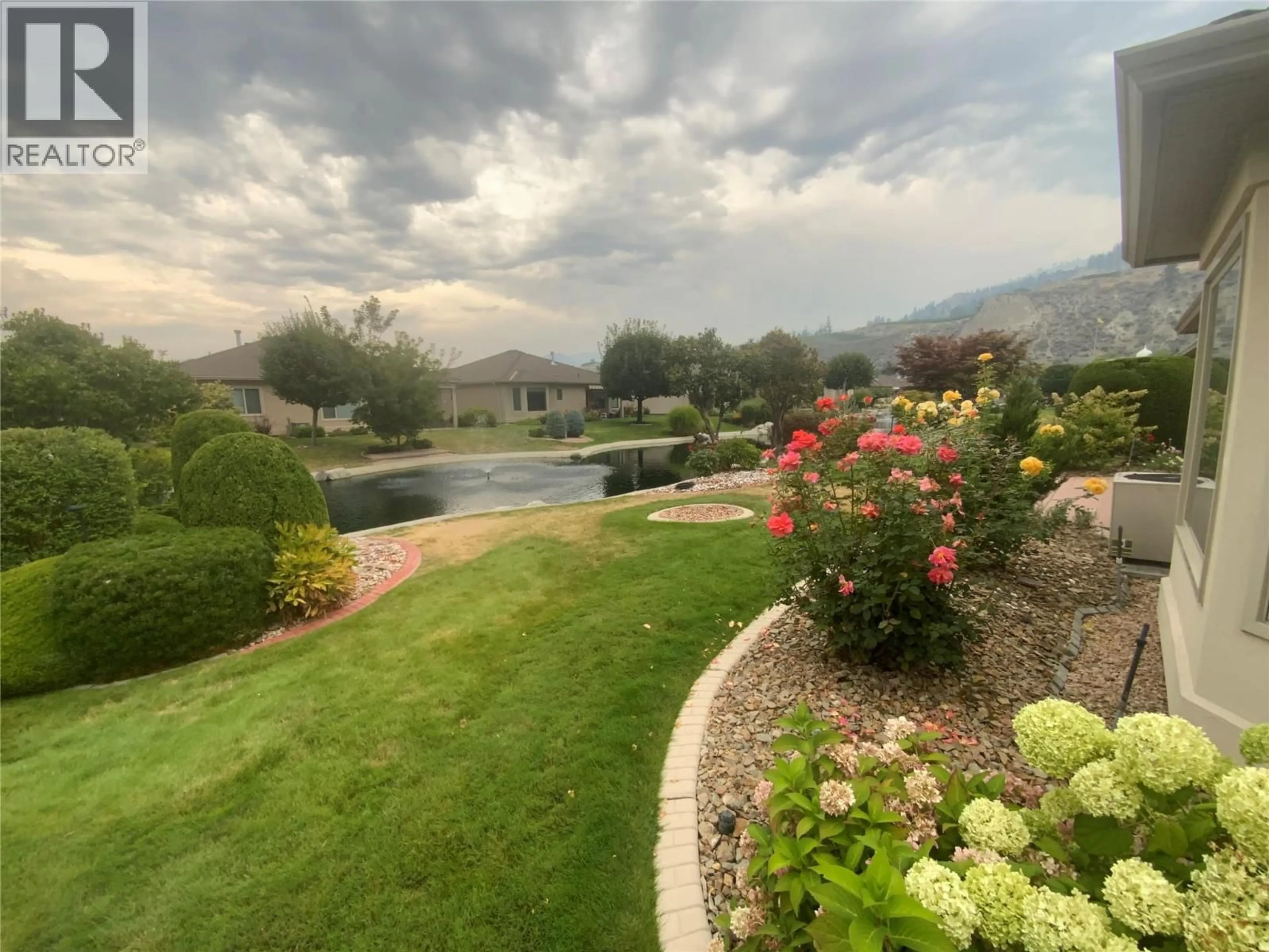 A pic from outside/outdoor area/front of a property/back of a property/a pic from drone, mountain view for 878 - 3333 SOUTH MAIN STREET, Penticton British Columbia V2A8J8