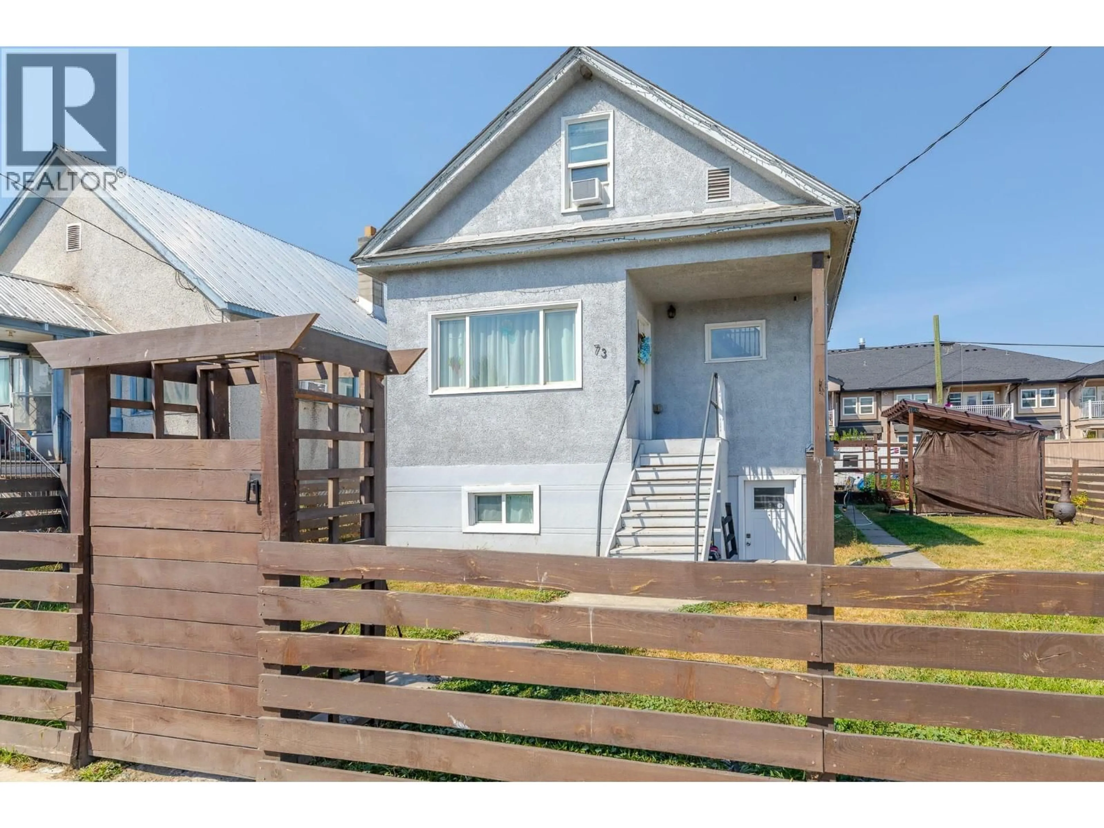 Home with vinyl exterior material, street for 73 KENLEY AVENUE, Princeton British Columbia V0X1W0