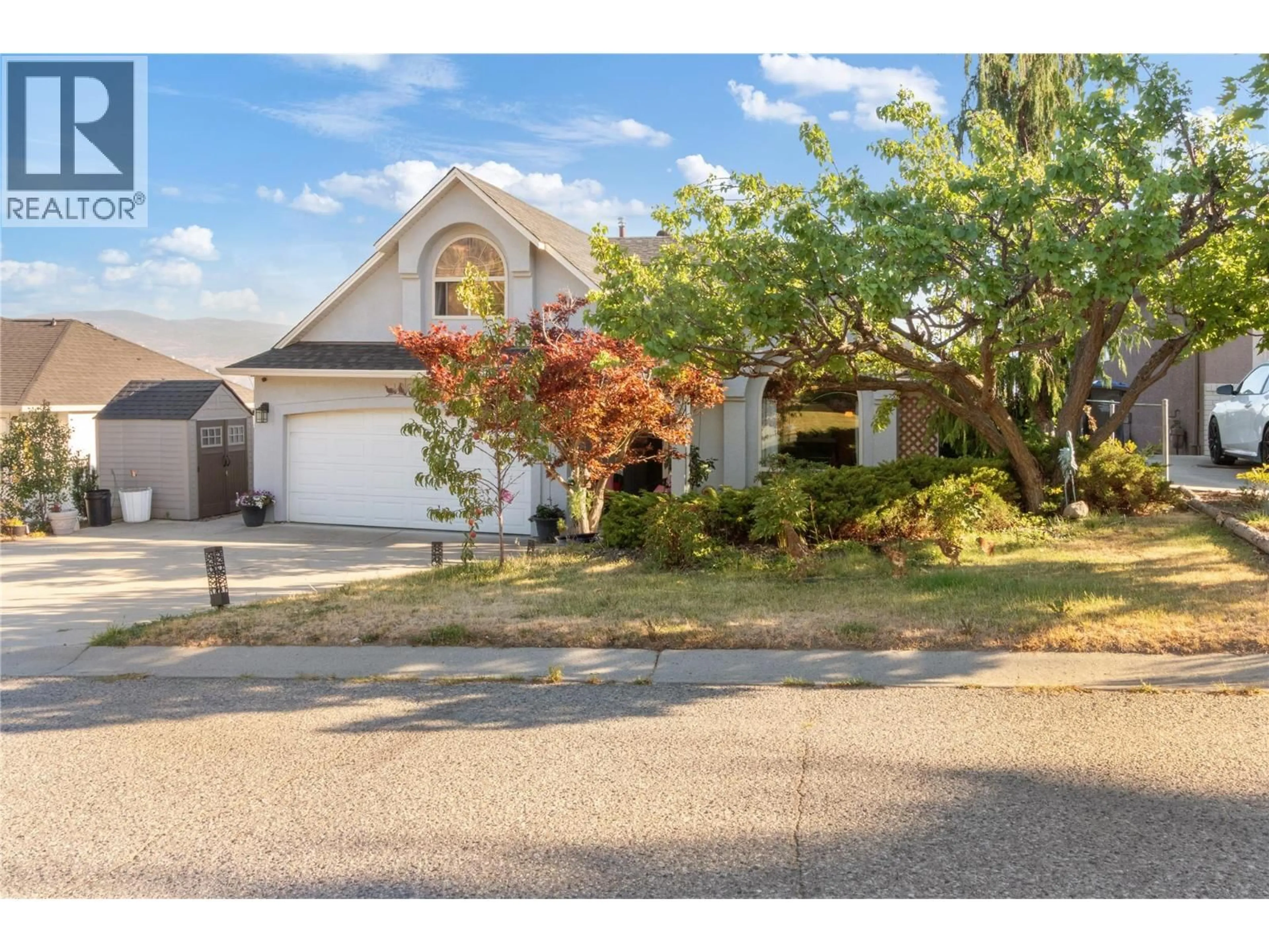 A pic from outside/outdoor area/front of a property/back of a property/a pic from drone, street for 2613 COPPER RIDGE DRIVE, West Kelowna British Columbia V4T2M8