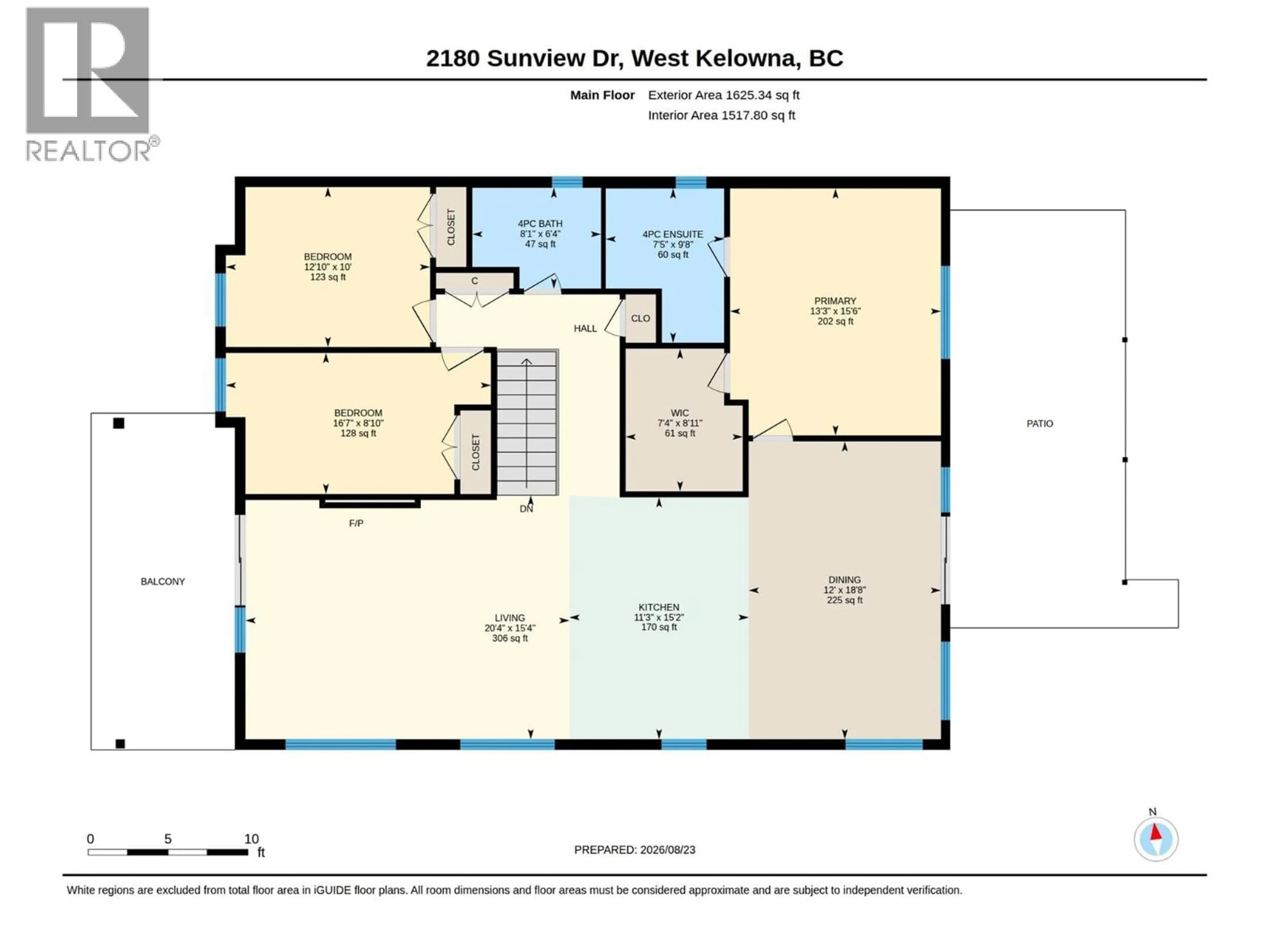 Floor plan for 2180 SUNVIEW DRIVE, West Kelowna British Columbia V1Z3X9