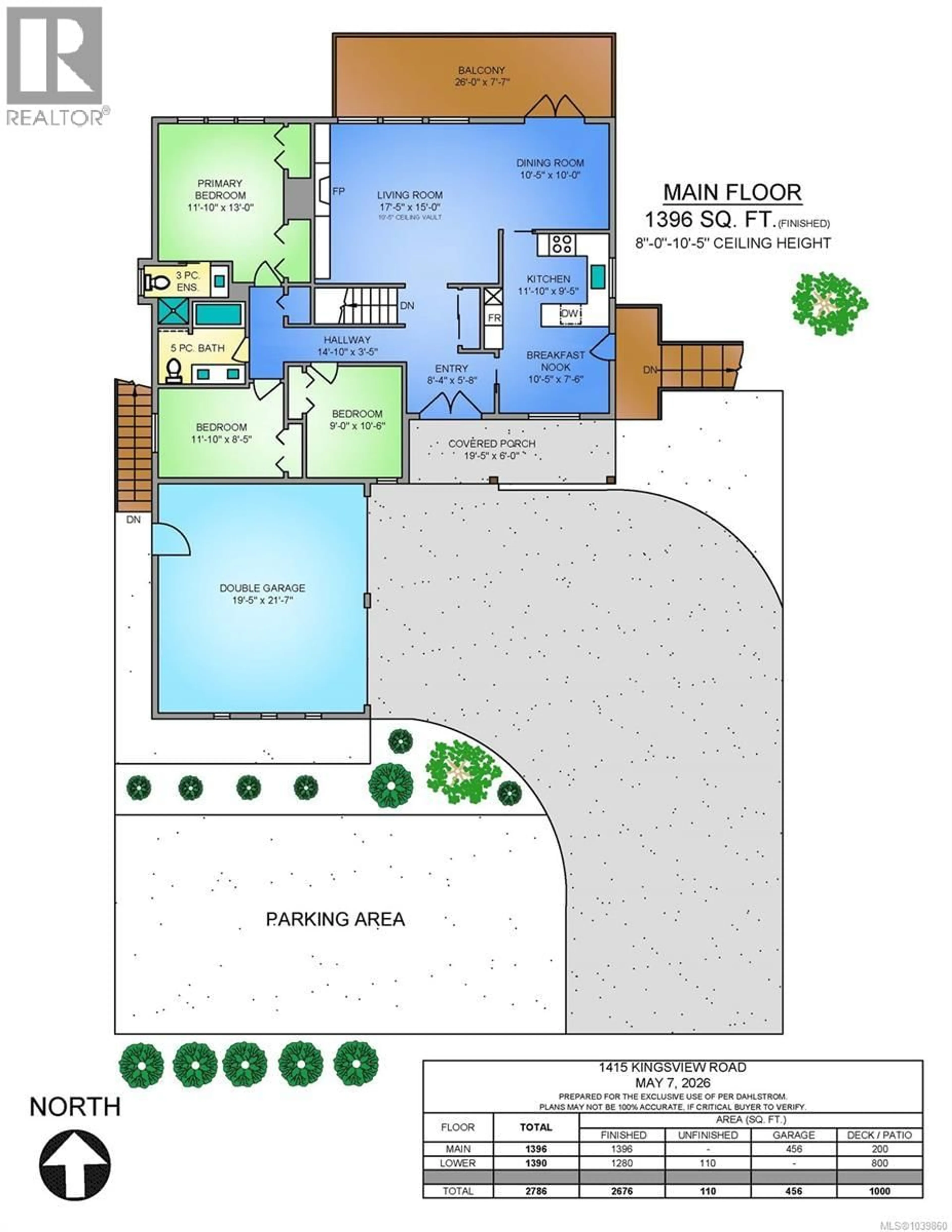 Floor plan for 1415 KINGSVIEW ROAD, Duncan British Columbia V9L5P1