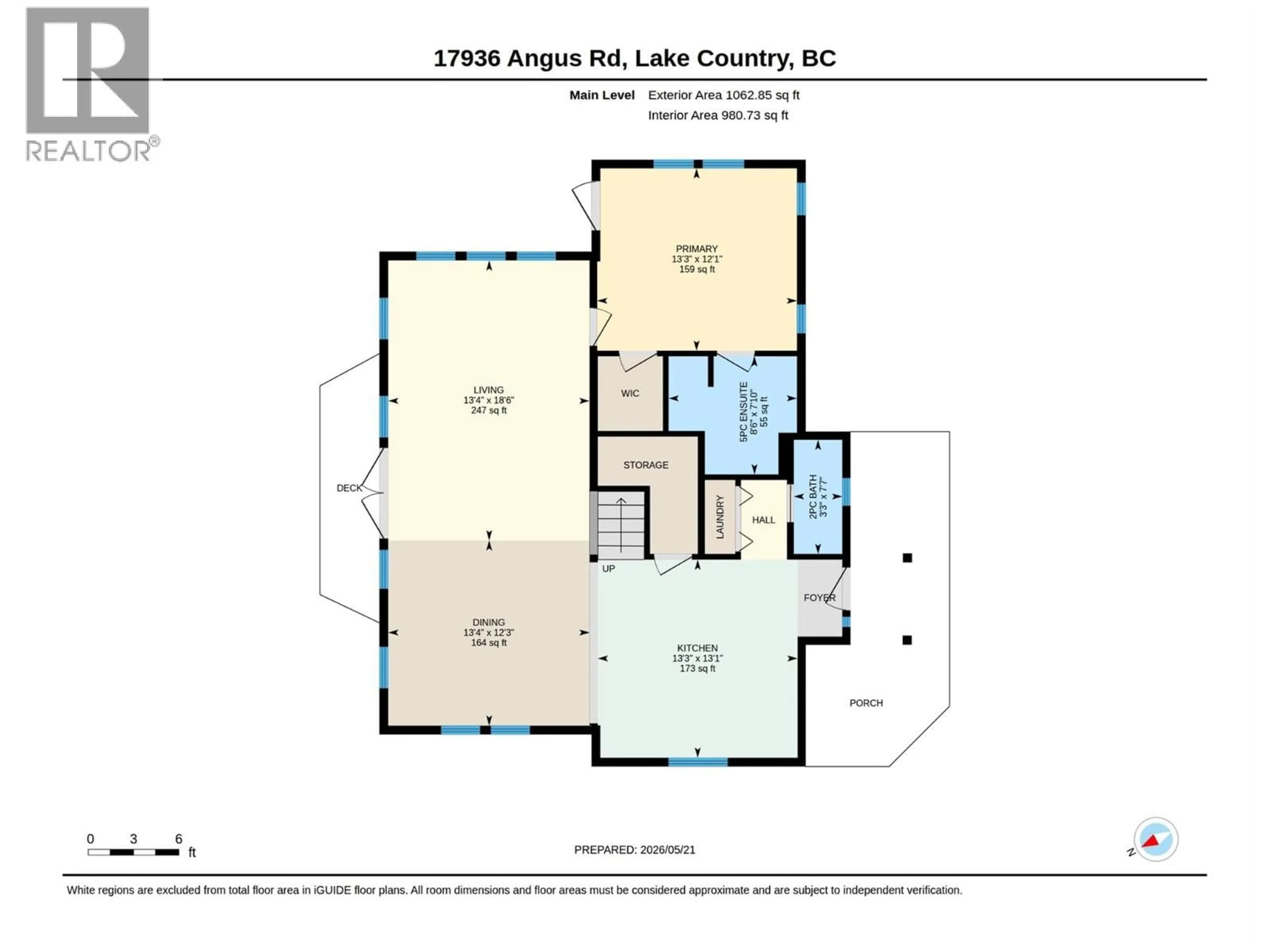 Floor plan for 17936 ANGUS ROAD, Lake Country British Columbia V4V1B6