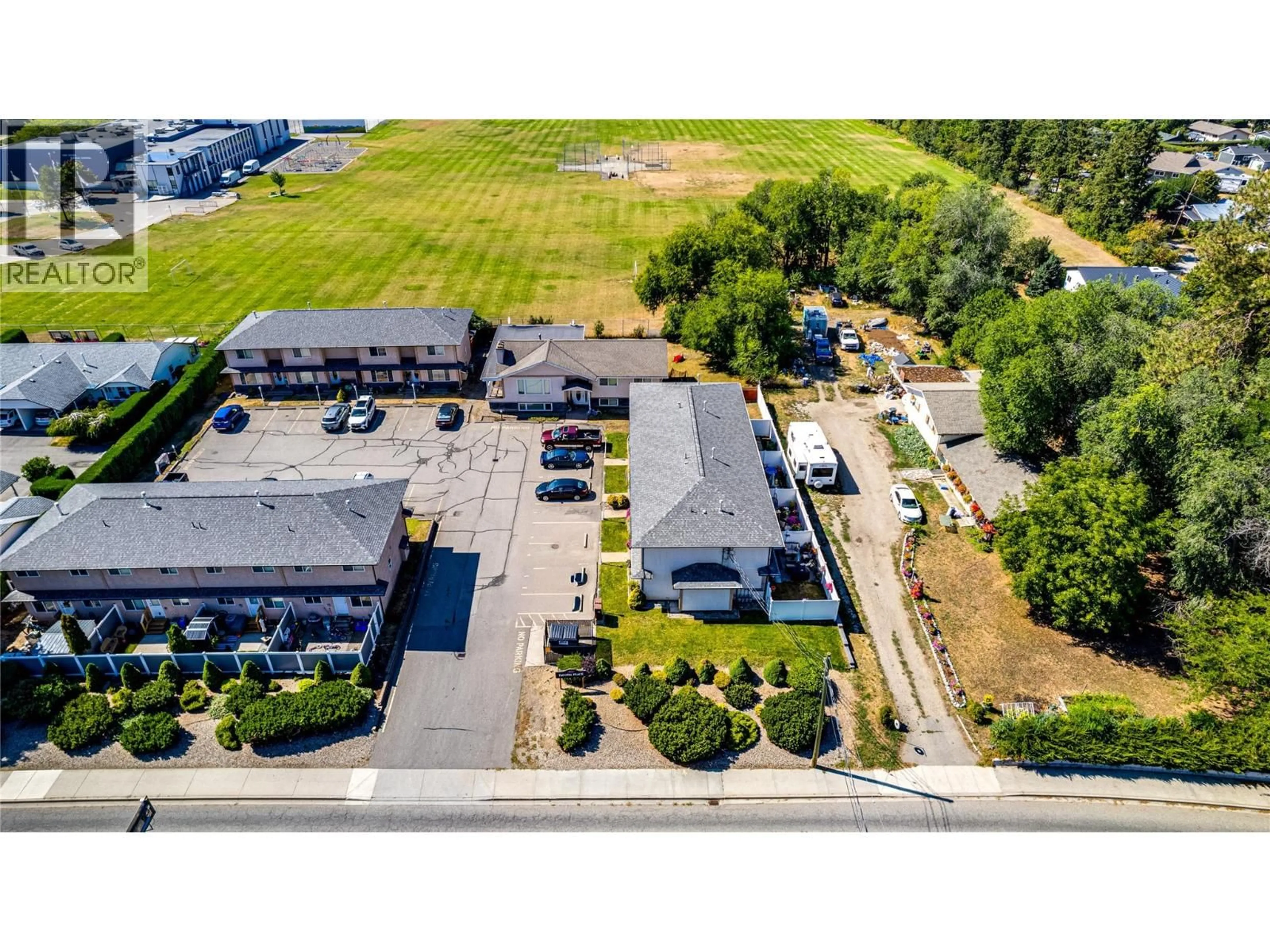 A pic from outside/outdoor area/front of a property/back of a property/a pic from drone, building for 5 - 2655 PLEASANT VALLEY ROAD, Armstrong British Columbia V0E1B2