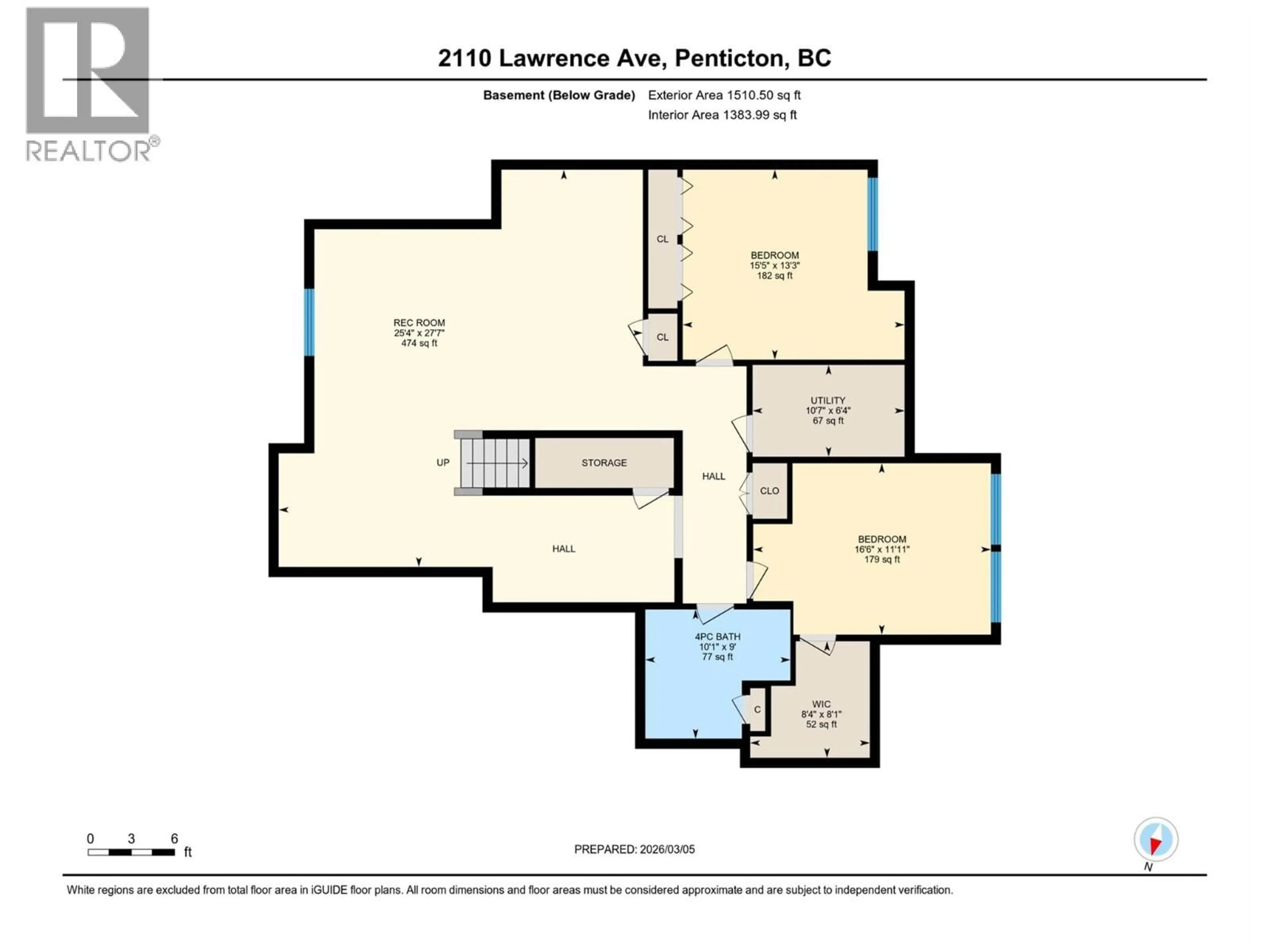 Floor plan for 2110 LAWRENCE AVENUE, Penticton British Columbia V2A9G6