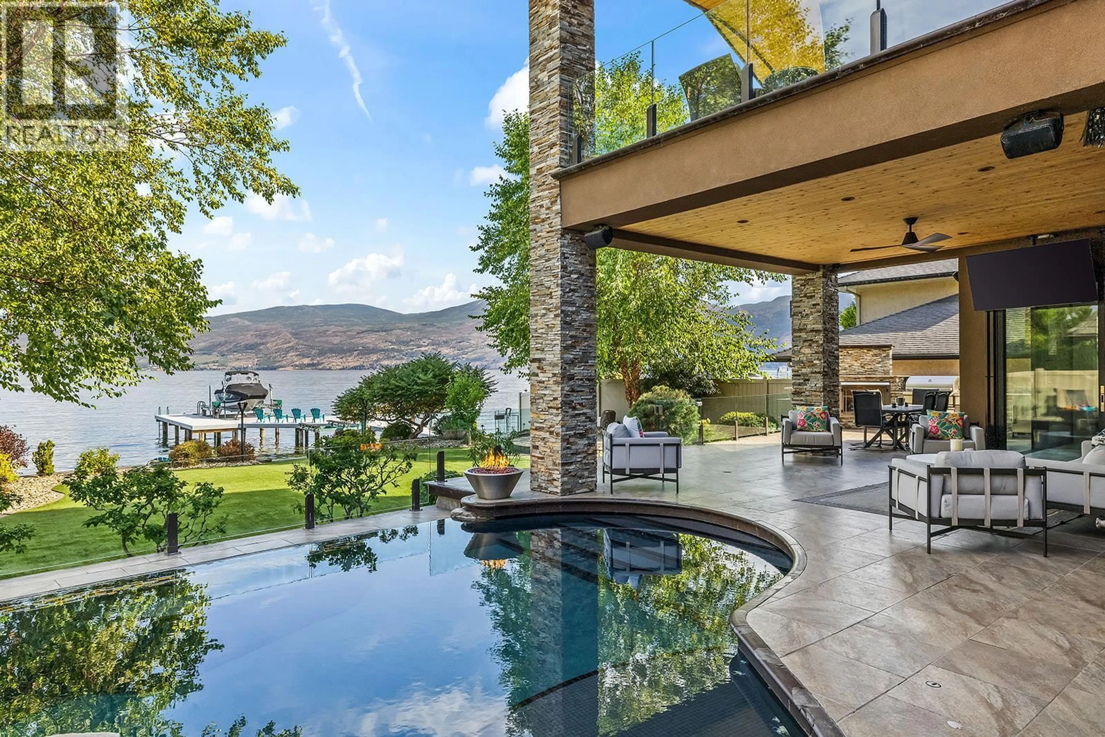 Patio, water/lake/river/ocean view for 4165 GELLATLY ROAD, West Kelowna British Columbia V4T2K2