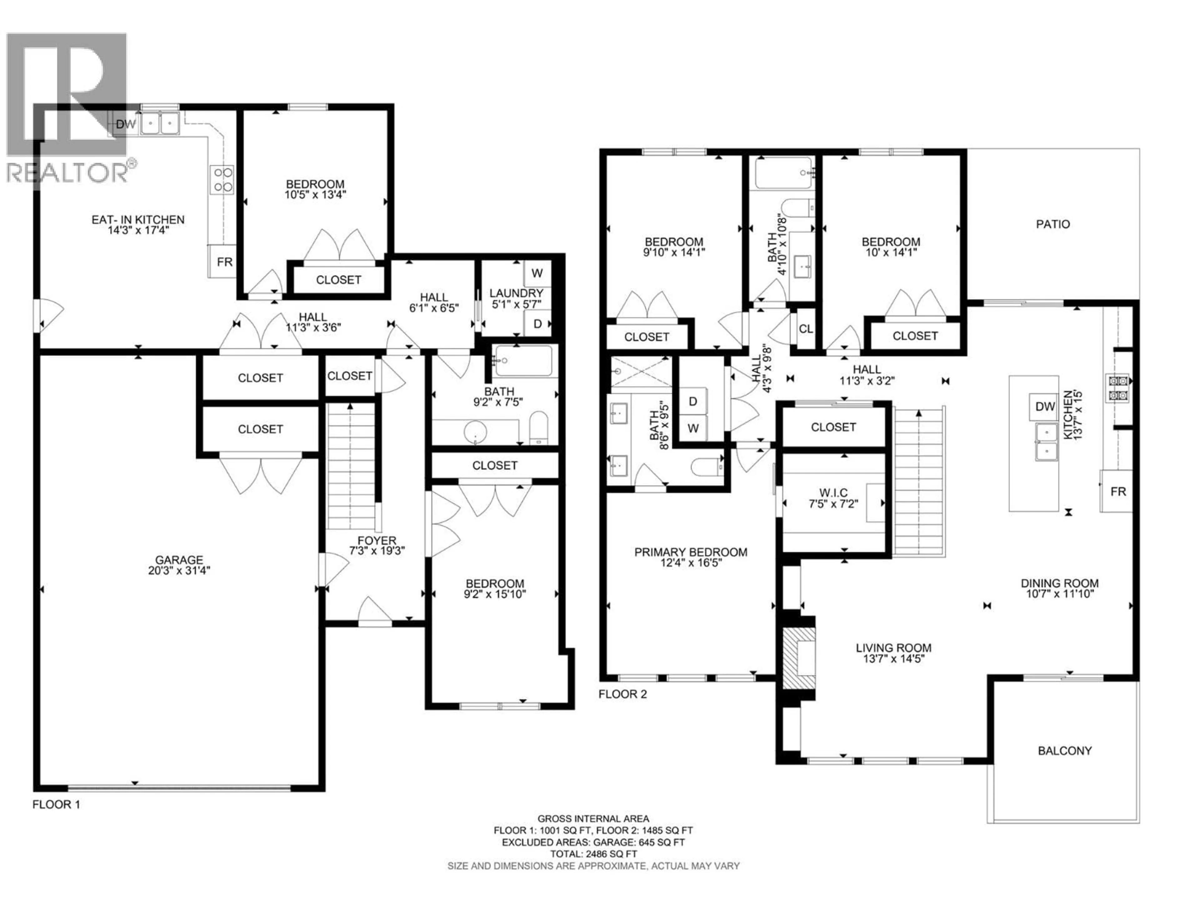 Floor plan for 111 - 38 RUE CHEVAL NOIR OTHER, Kamloops British Columbia V1S0G5