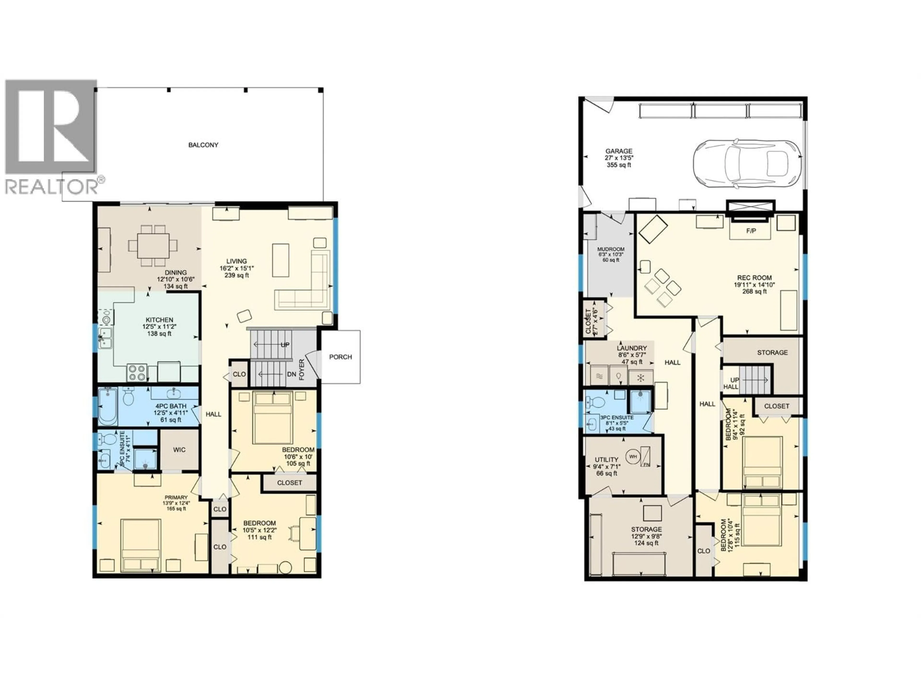 Floor plan for 431 UPLAND DRIVE, Coldstream British Columbia V1B2X7