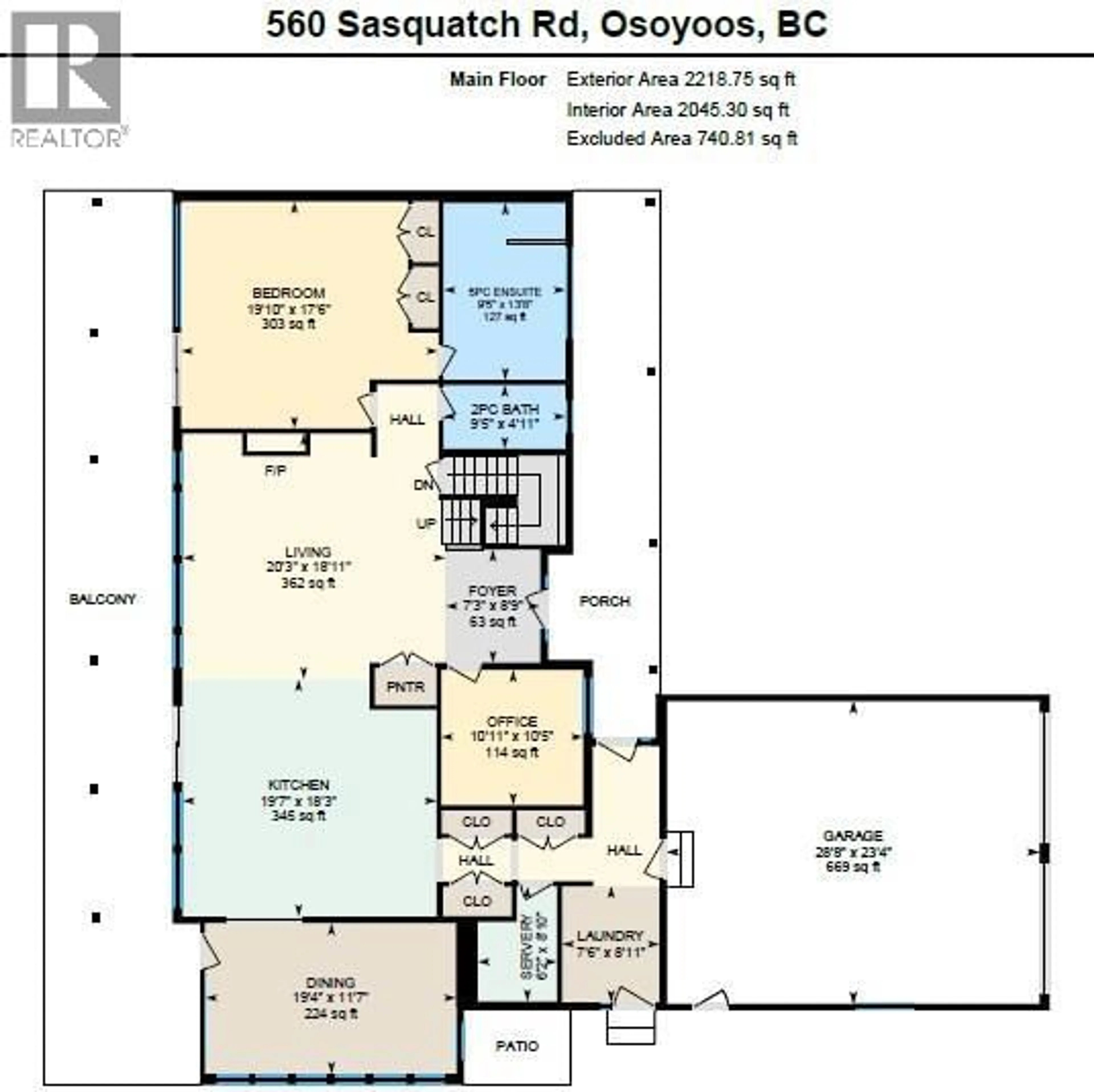Floor plan for 560 SASQUATCH TRAIL, Osoyoos British Columbia V0H1V3
