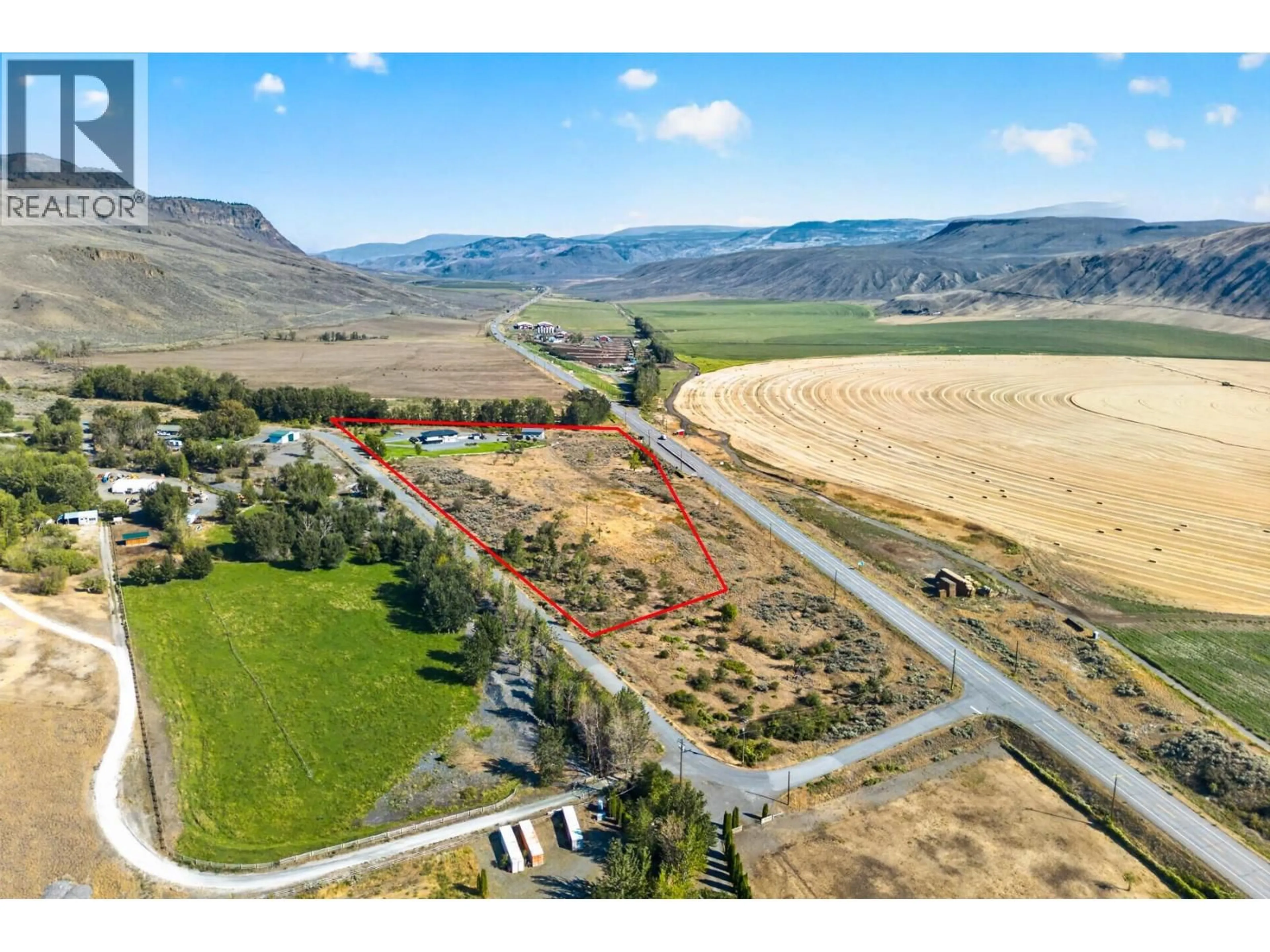 A pic from outside/outdoor area/front of a property/back of a property/a pic from drone, mountain view for 2156 BACK VALLEY ROAD, Cache Creek British Columbia V0K1H0