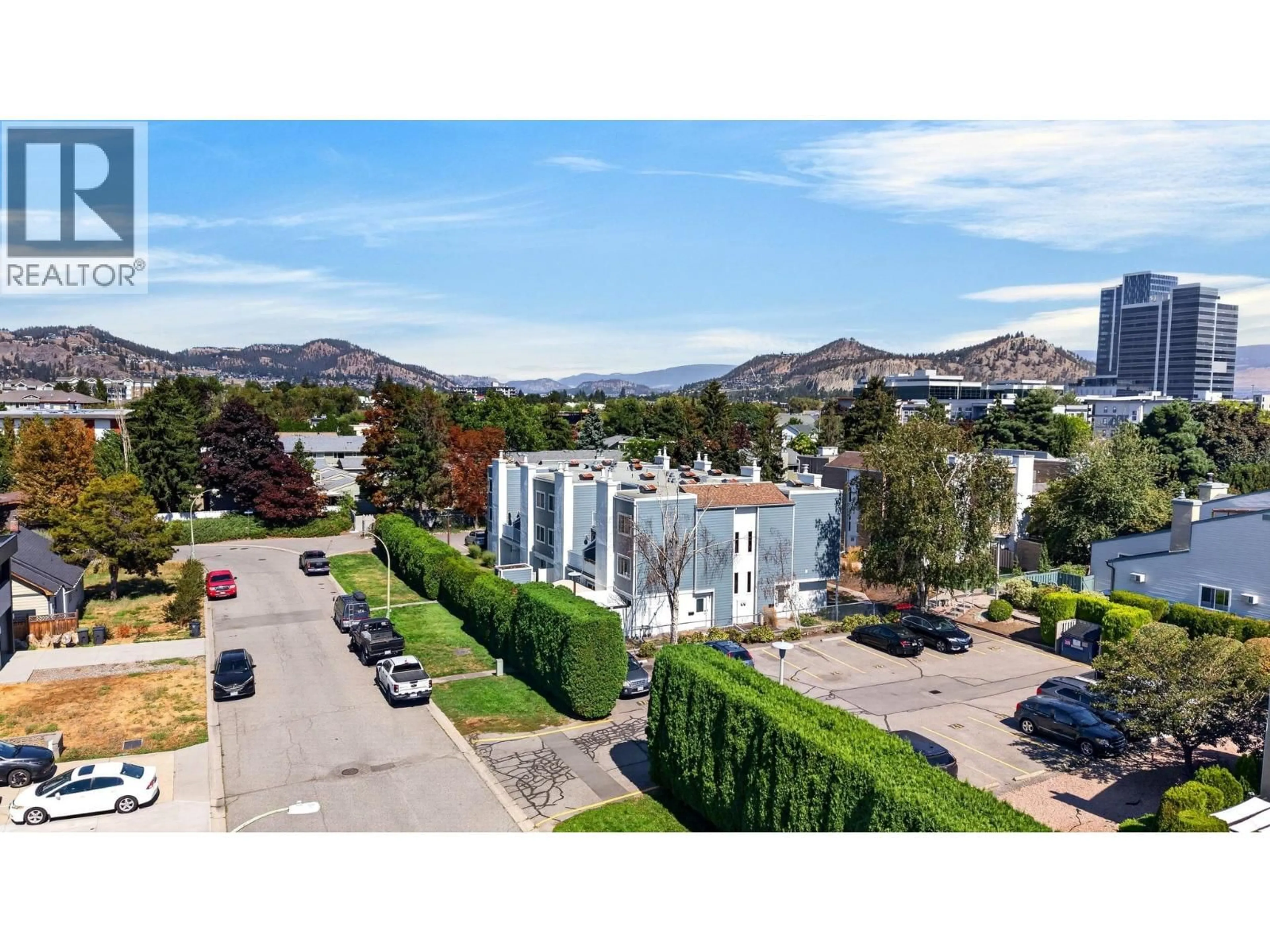 A pic from outside/outdoor area/front of a property/back of a property/a pic from drone, mountain view for 6 - 1481 INKAR ROAD, Kelowna British Columbia V1Y8J1