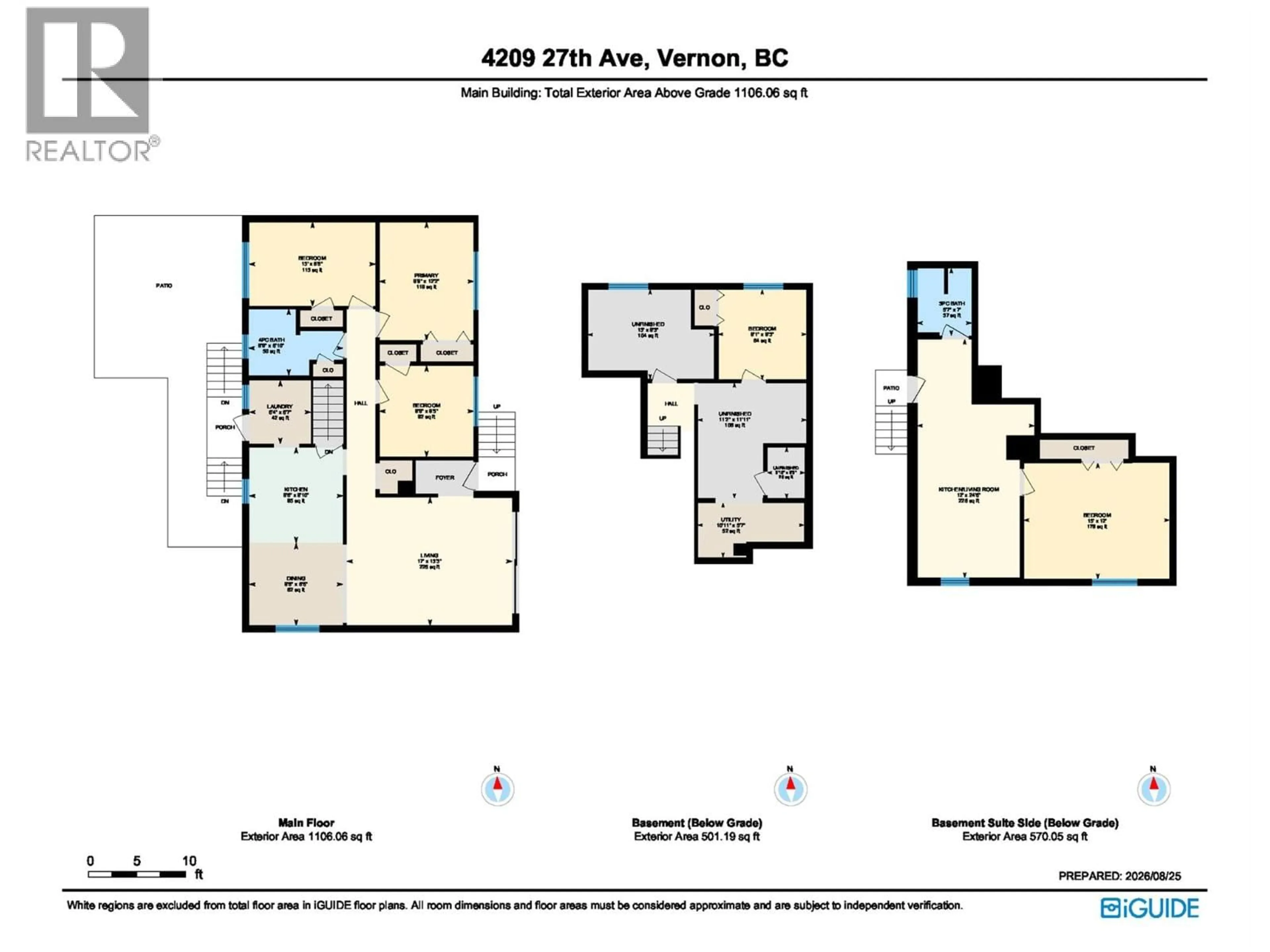 Floor plan for 4209 27TH AVENUE, Vernon British Columbia V1T1T3