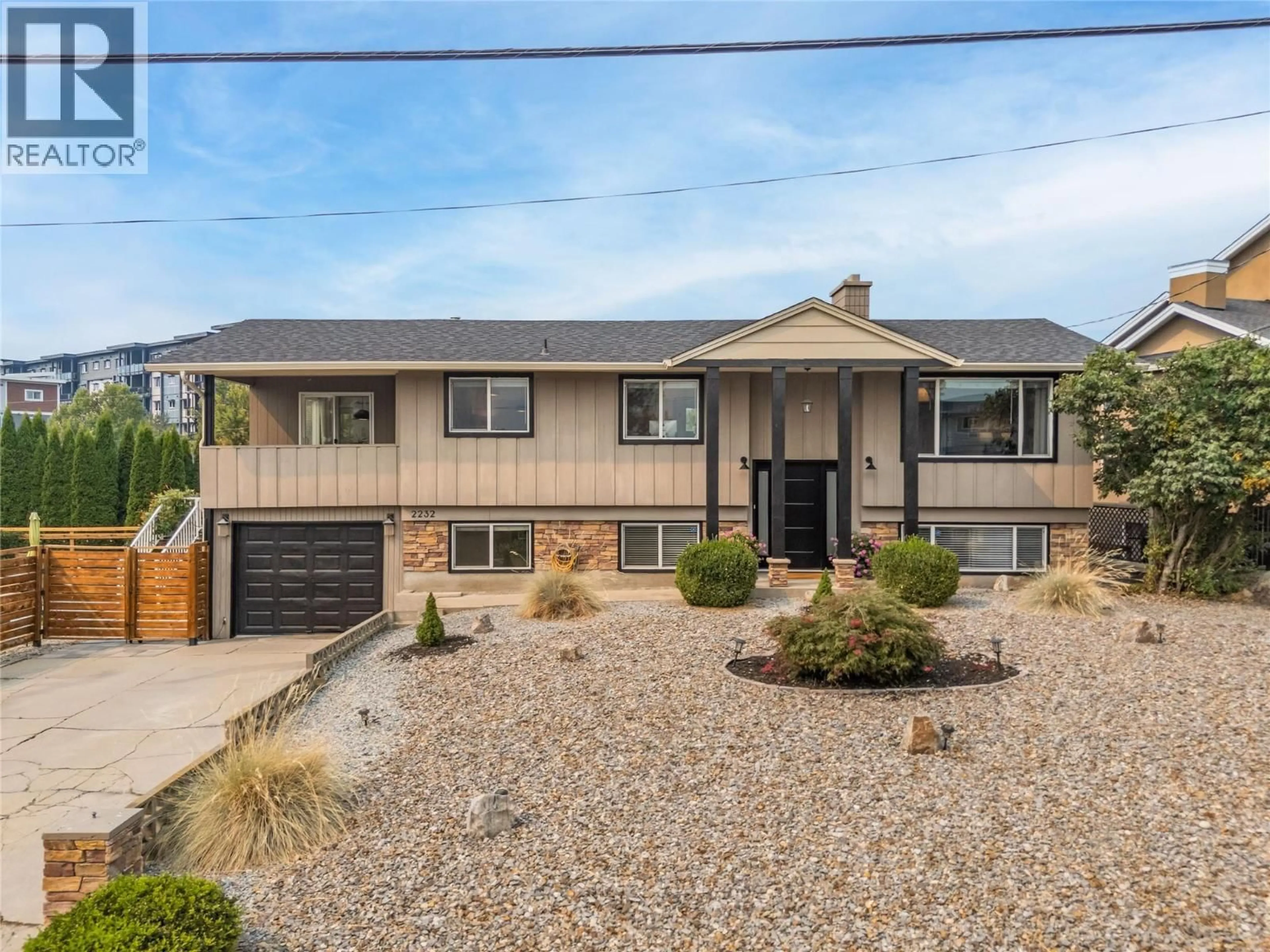 Home with vinyl exterior material, street for 2232 WITT ROAD, West Kelowna British Columbia V4T2C5