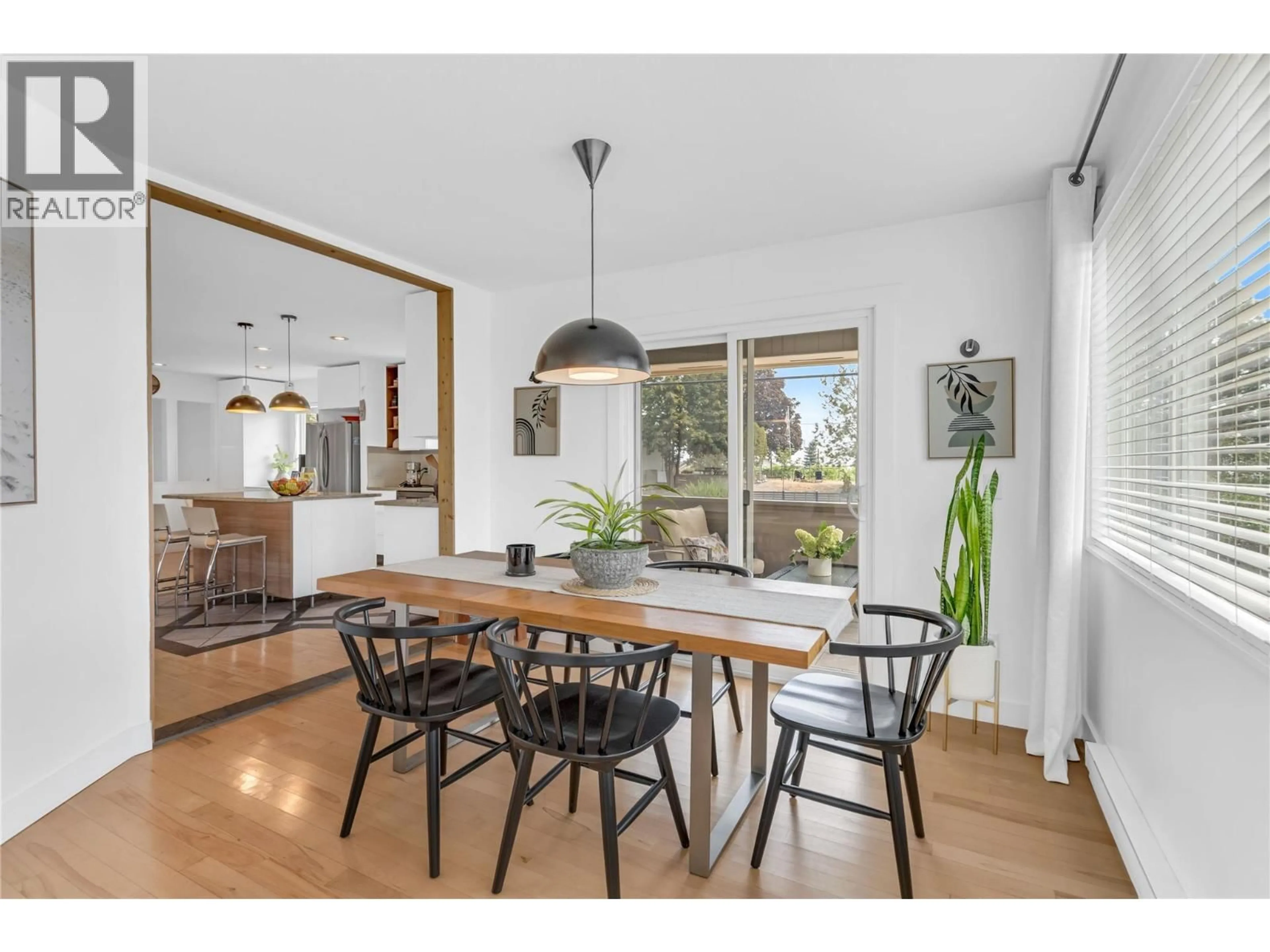 Dining room, wood/laminate floor for 2232 WITT ROAD, West Kelowna British Columbia V4T2C5