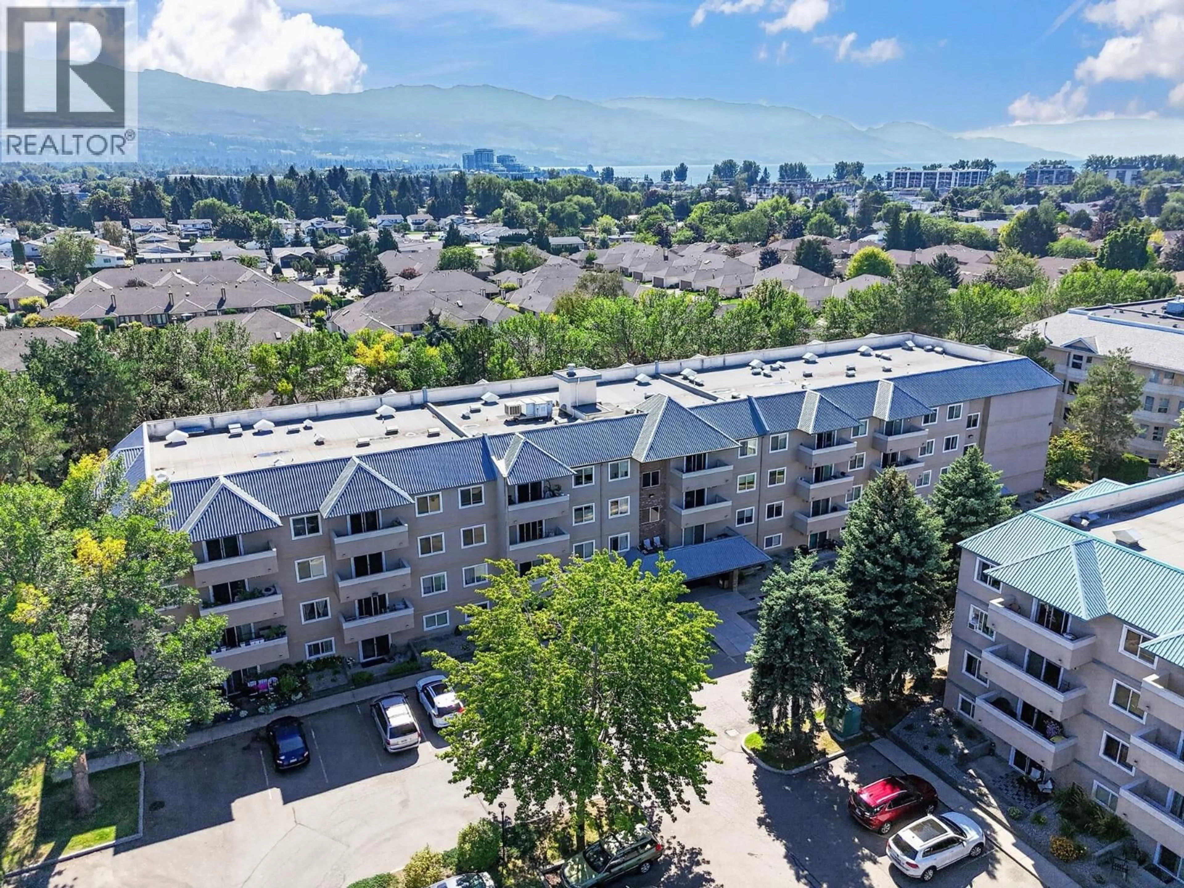 A pic from outside/outdoor area/front of a property/back of a property/a pic from drone, city buildings view from balcony for 311 - 3180 DE MONTREUIL COURT, Kelowna British Columbia V1W3W4