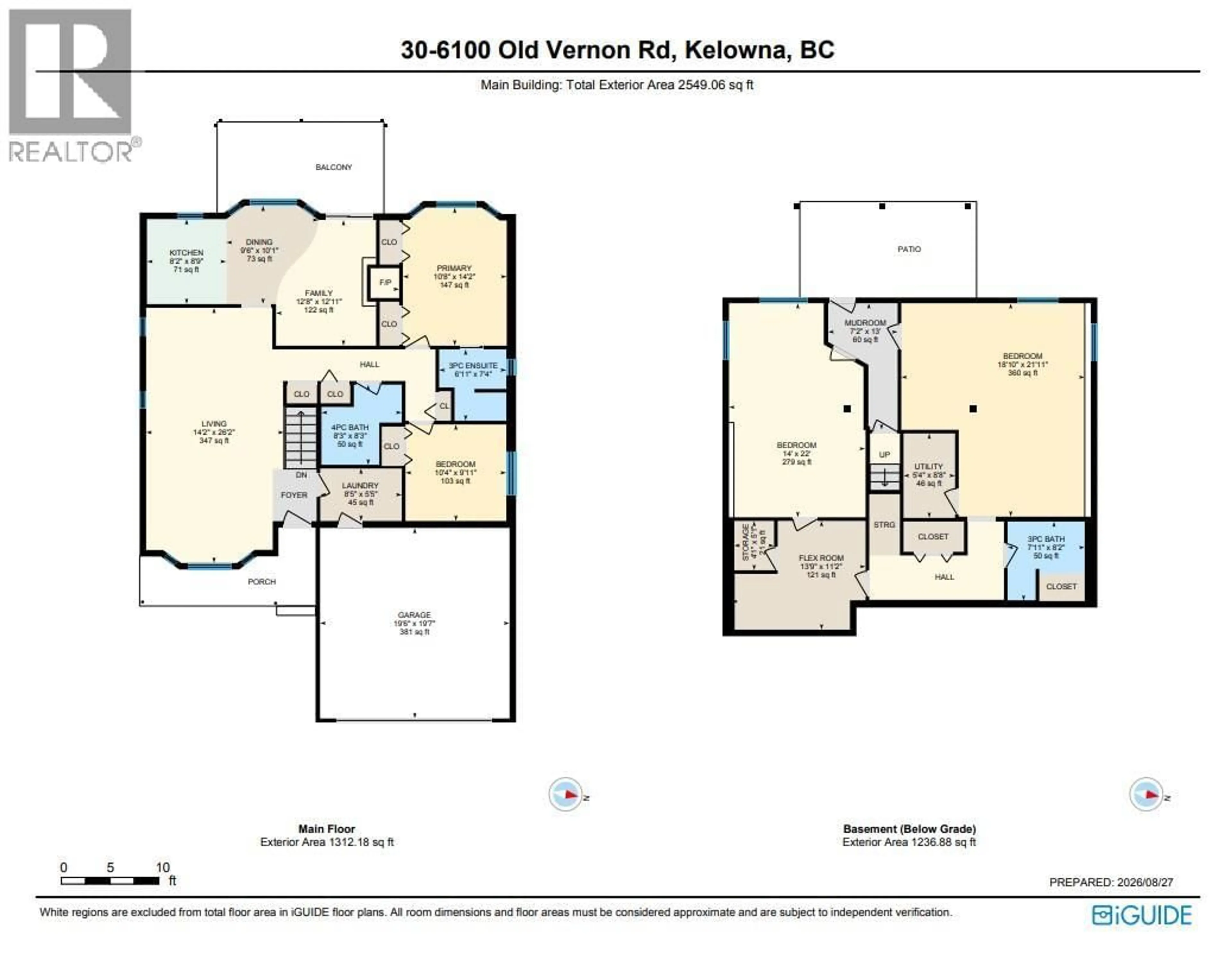 Floor plan for 30 - 6100 OLD VERNON ROAD, Kelowna British Columbia V1X7T8