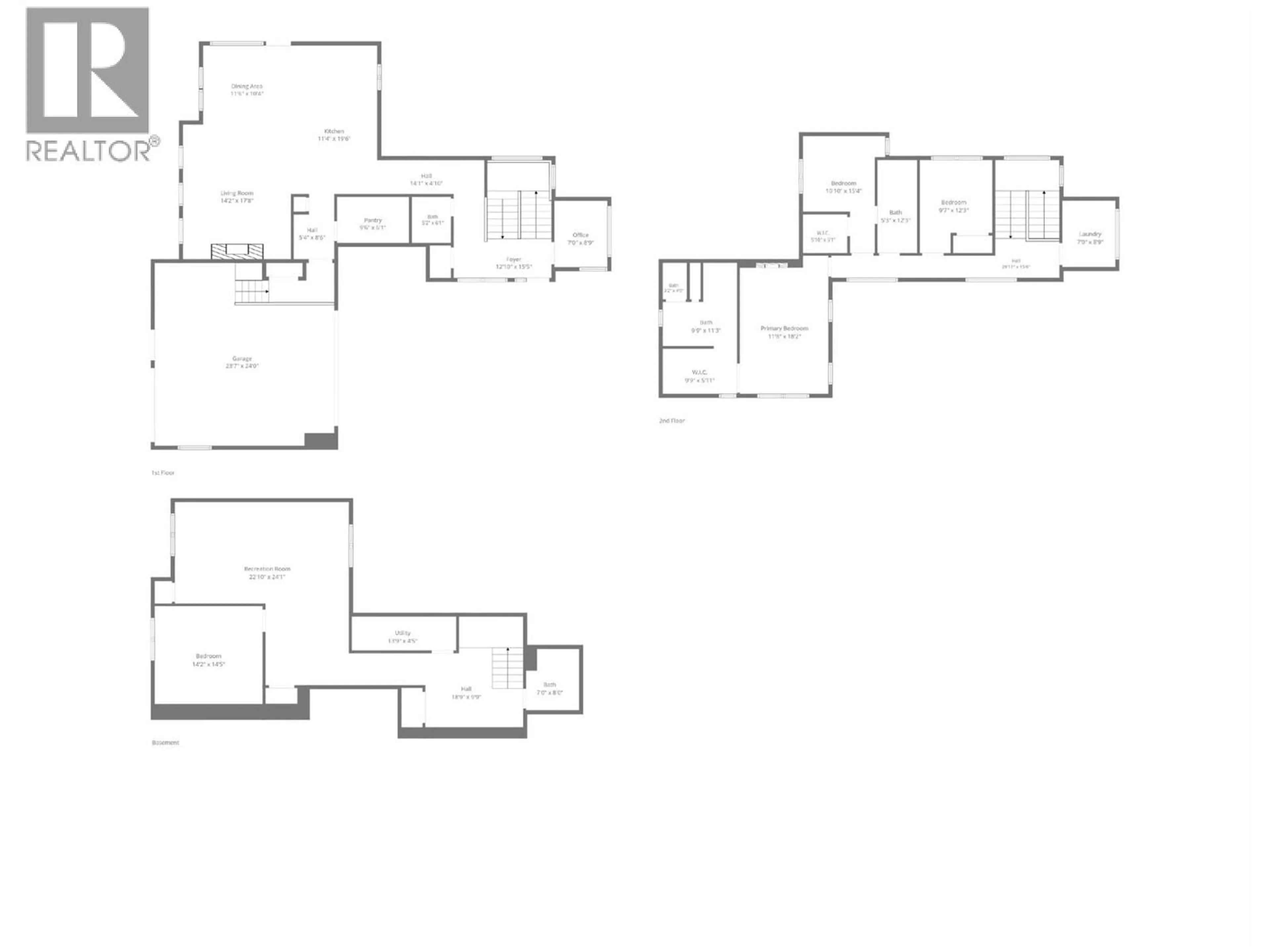 Floor plan for 1305 BRIARWOOD PLACE, Sparwood British Columbia V0B2G2