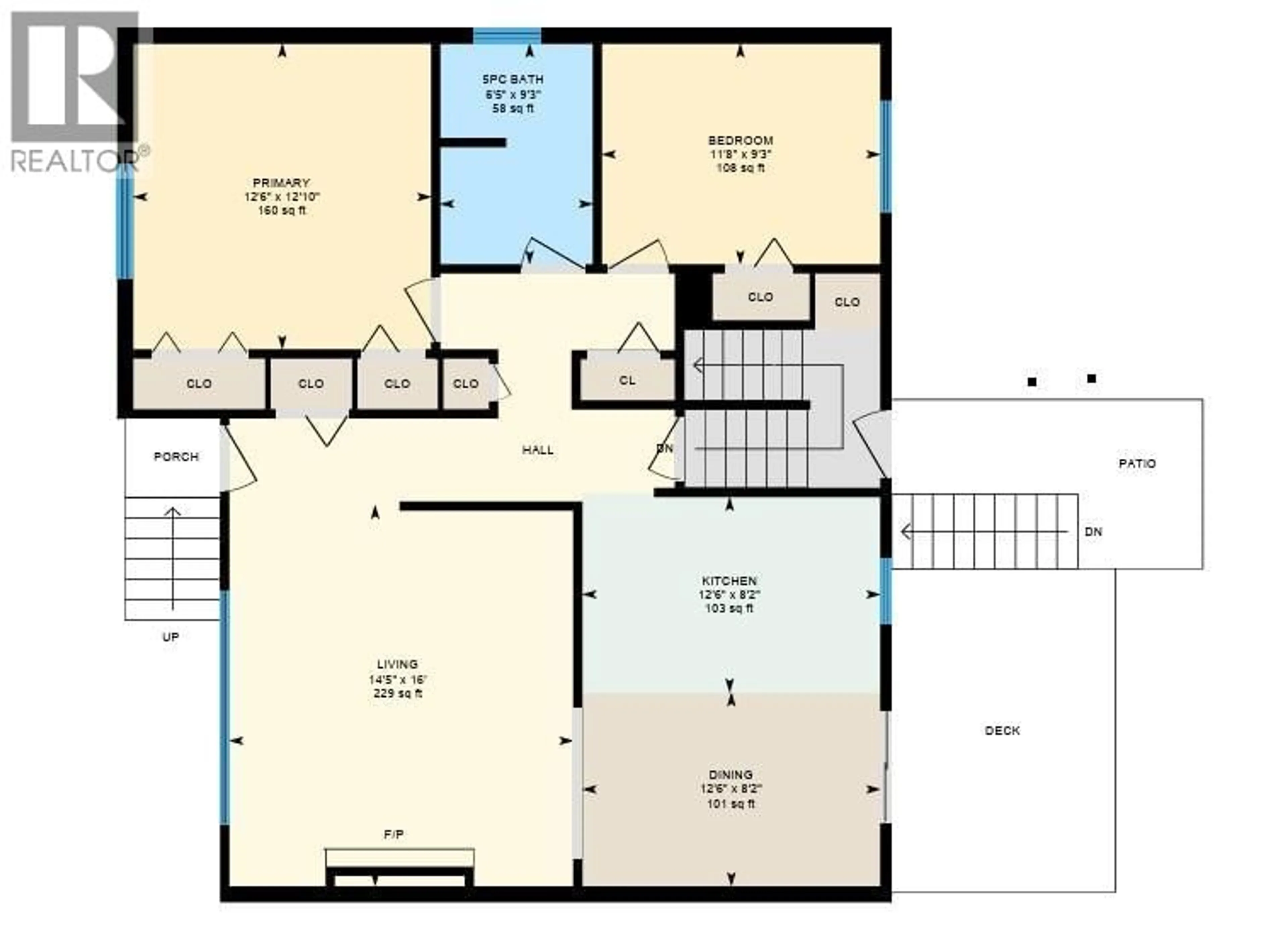 Floor plan for 776 GLENWOOD AVENUE, Kelowna British Columbia V1Y5M5