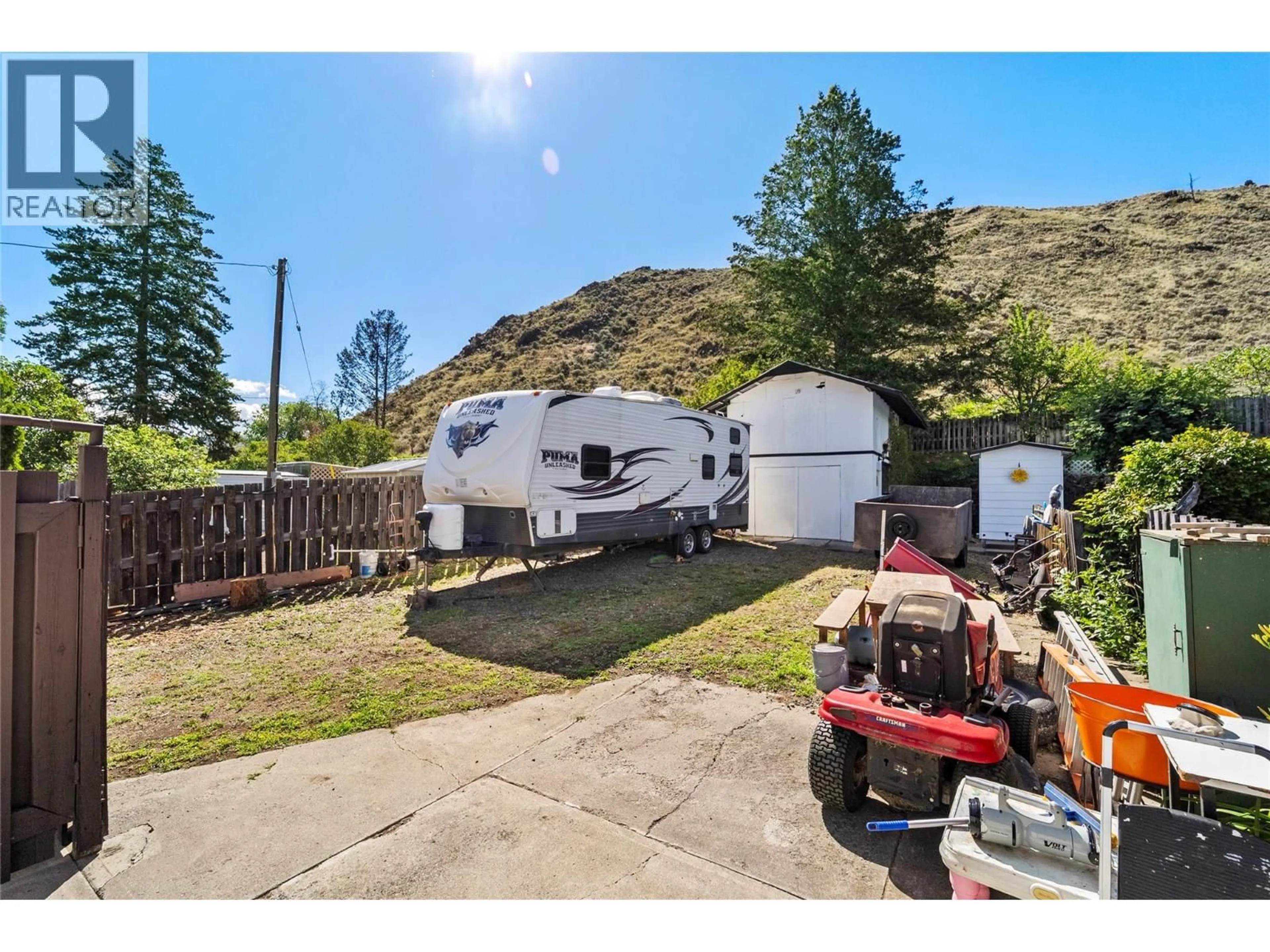 A pic from outside/outdoor area/front of a property/back of a property/a pic from drone, mountain view for 6860 WATSON DRIVE WEST, Kamloops British Columbia V0K2J0