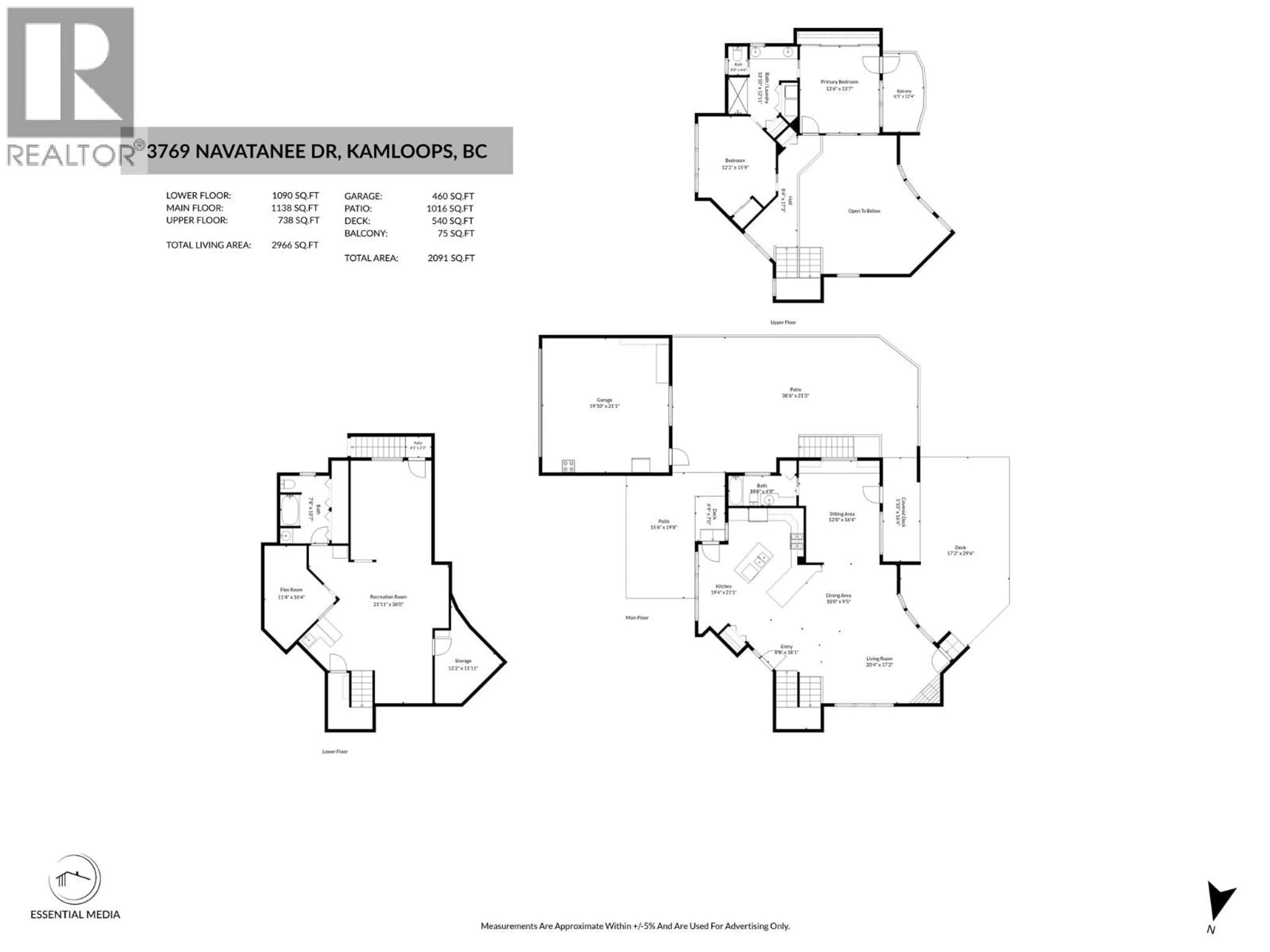 Floor plan for 3769 NAVATANEE DRIVE, Kamloops British Columbia V2H1S1