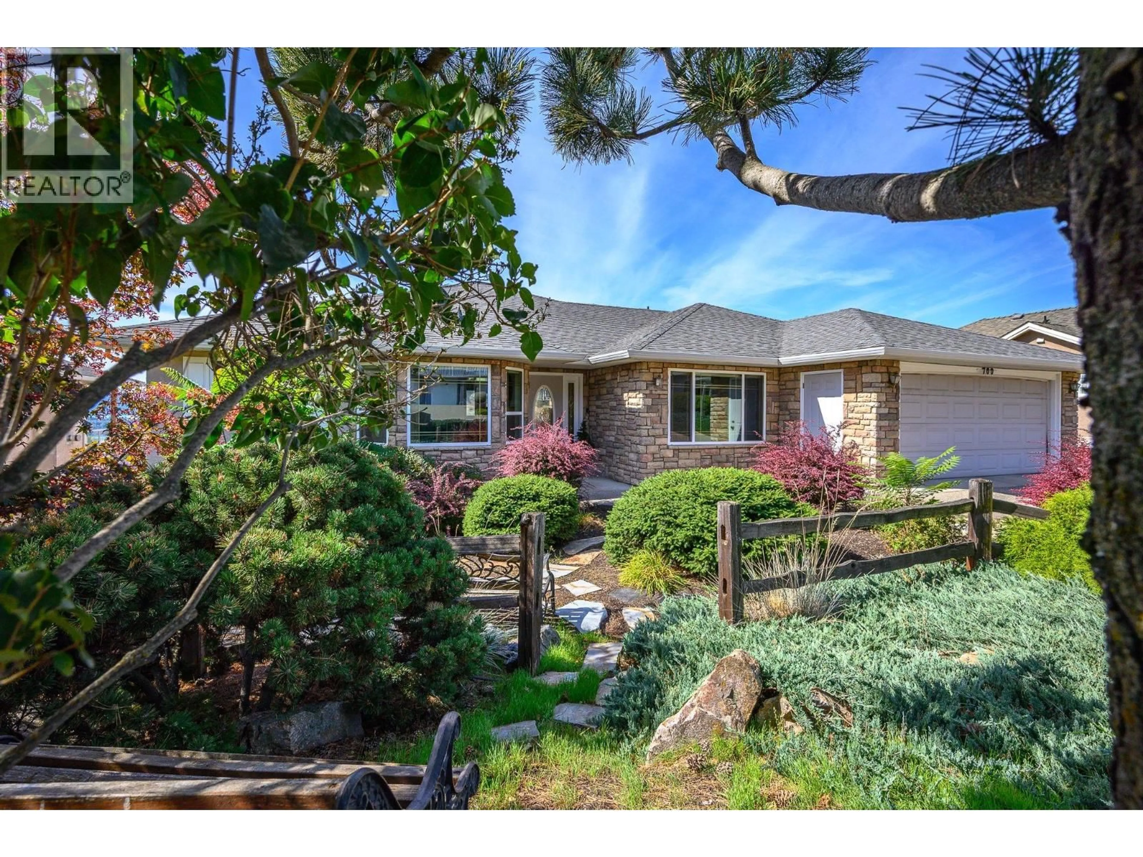 A pic from outside/outdoor area/front of a property/back of a property/a pic from drone, street for 700 MT YORK DRIVE, Coldstream British Columbia V1B3X2