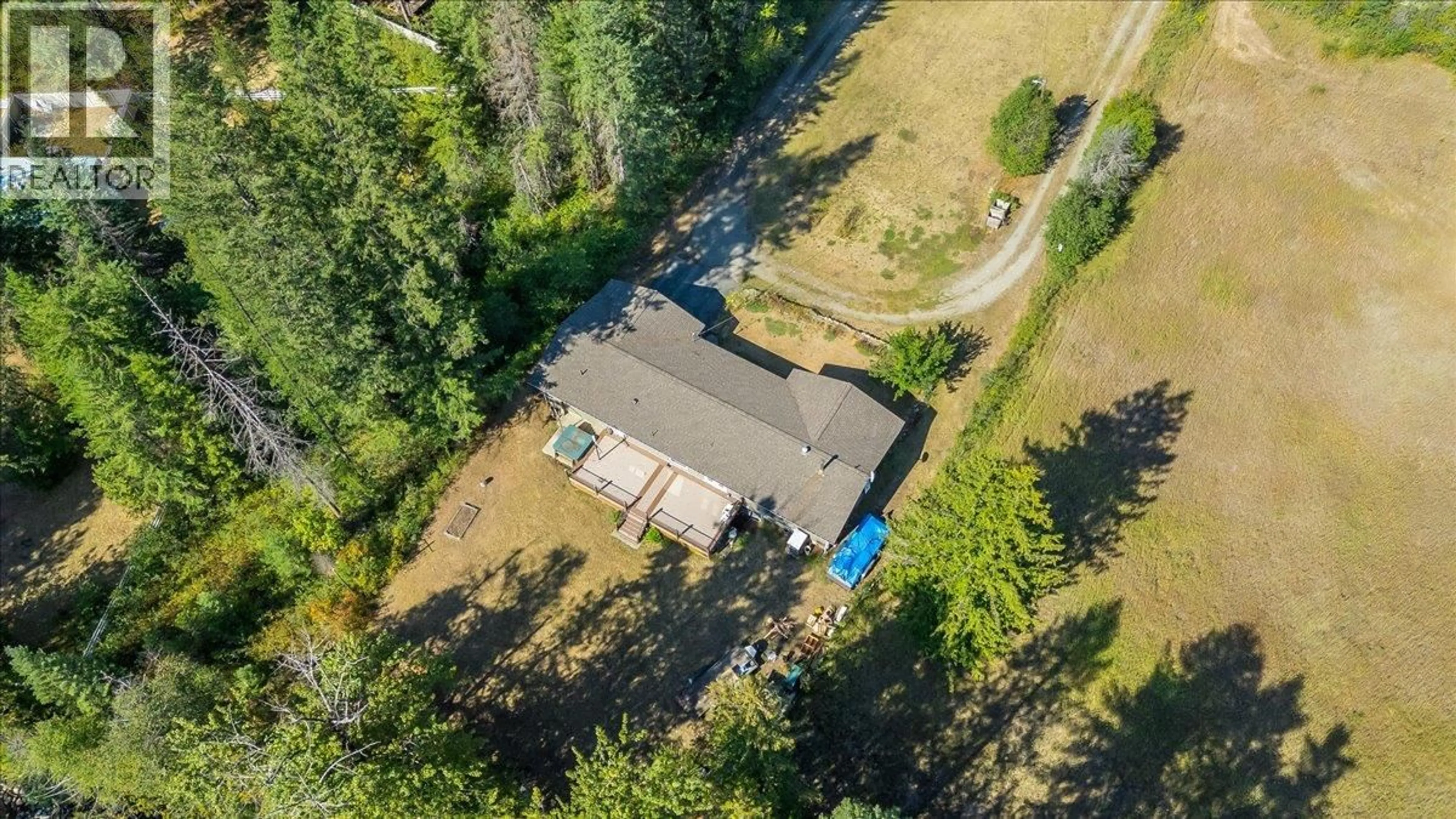 A pic from outside/outdoor area/front of a property/back of a property/a pic from drone, unknown for 317 ROSE ROAD, Salmo British Columbia V0G1Z0