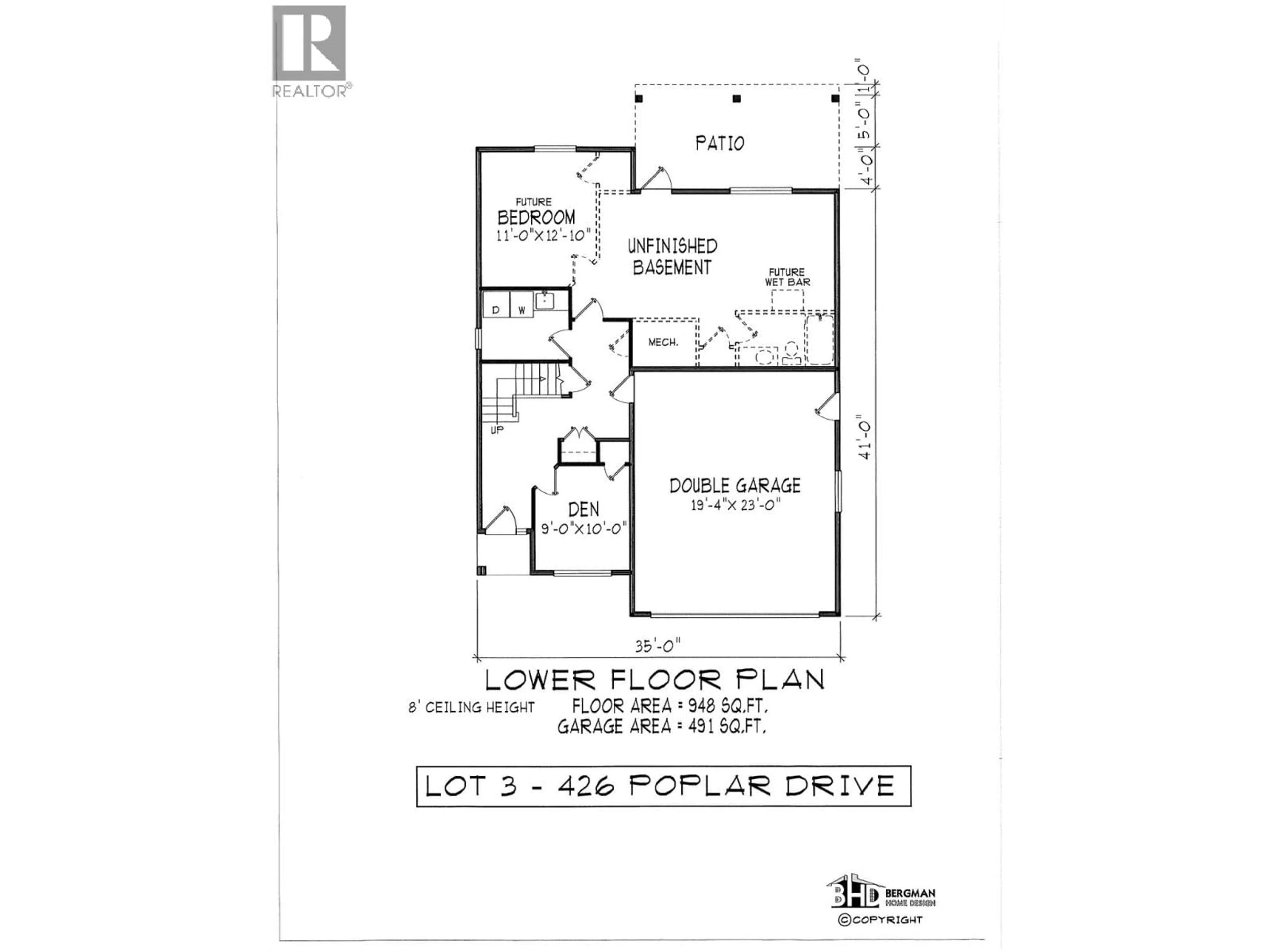 Floor plan for 426 POPLAR DRIVE, Logan Lake British Columbia V0K1W0