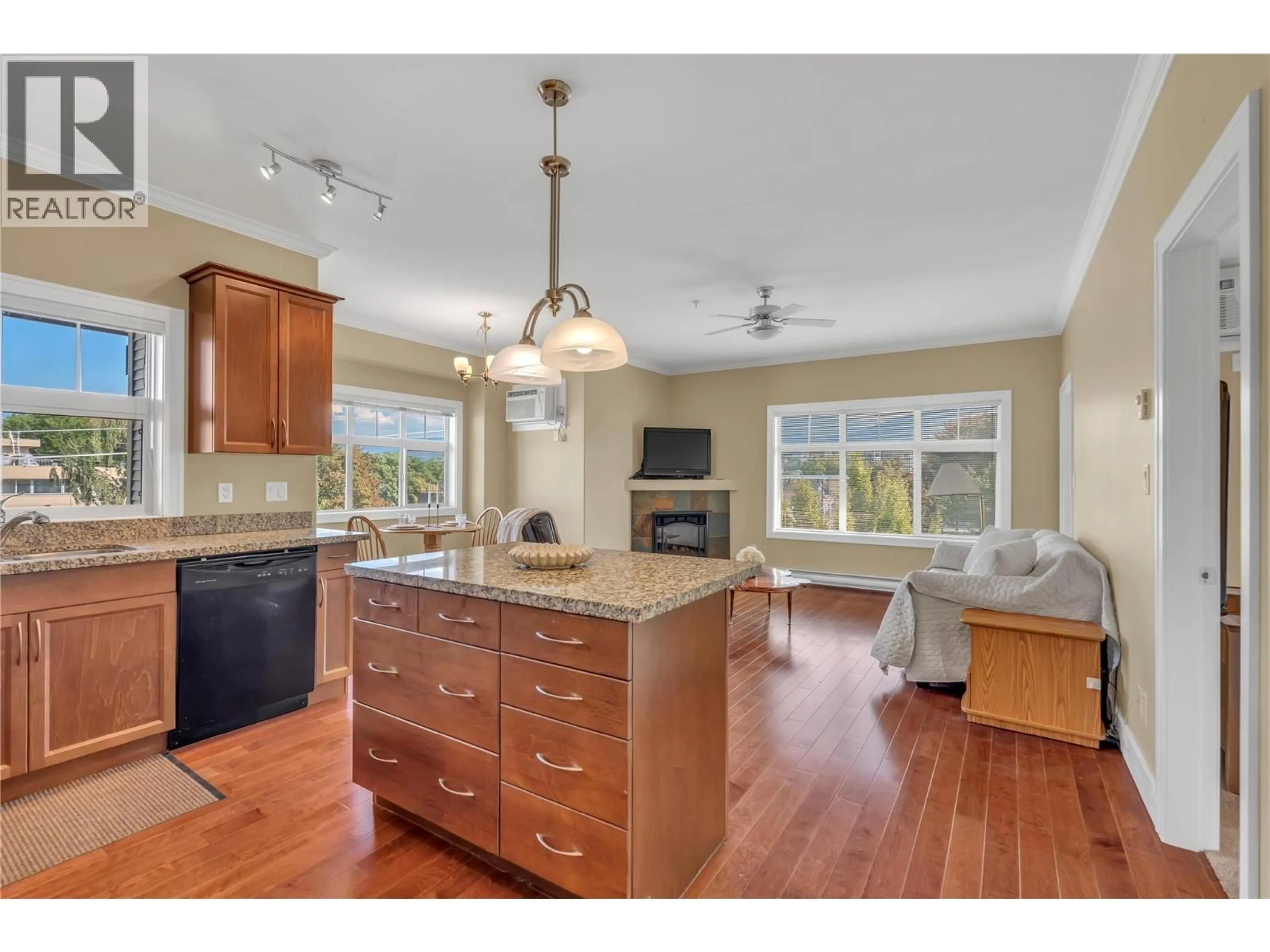 Open concept kitchen, unknown for 401 - 240 WADE AVENUE, Penticton British Columbia V2A1T8