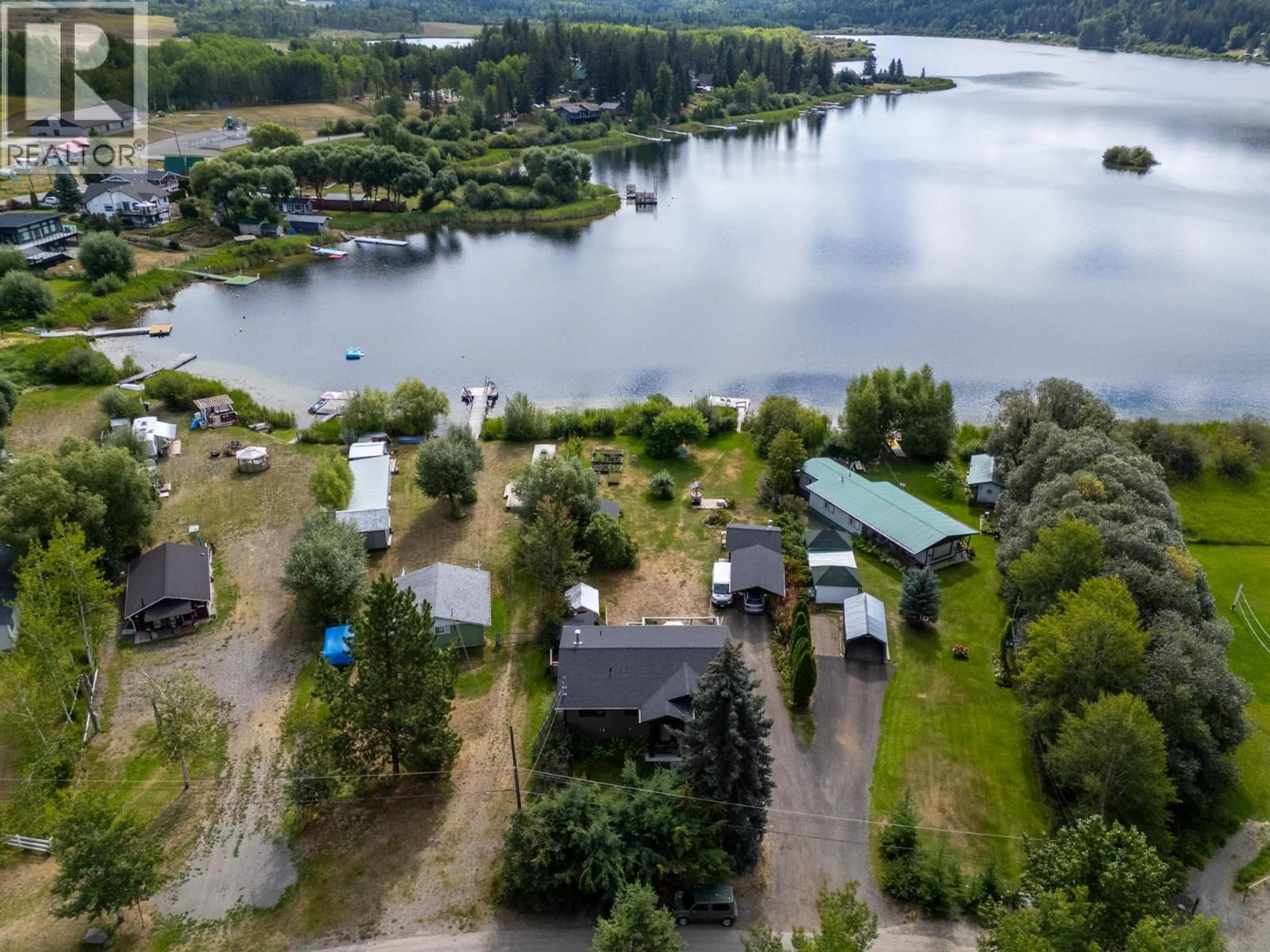 A pic from outside/outdoor area/front of a property/back of a property/a pic from drone, water/lake/river/ocean view for 2504 GOULD ROAD, Kamloops British Columbia V0E3E1