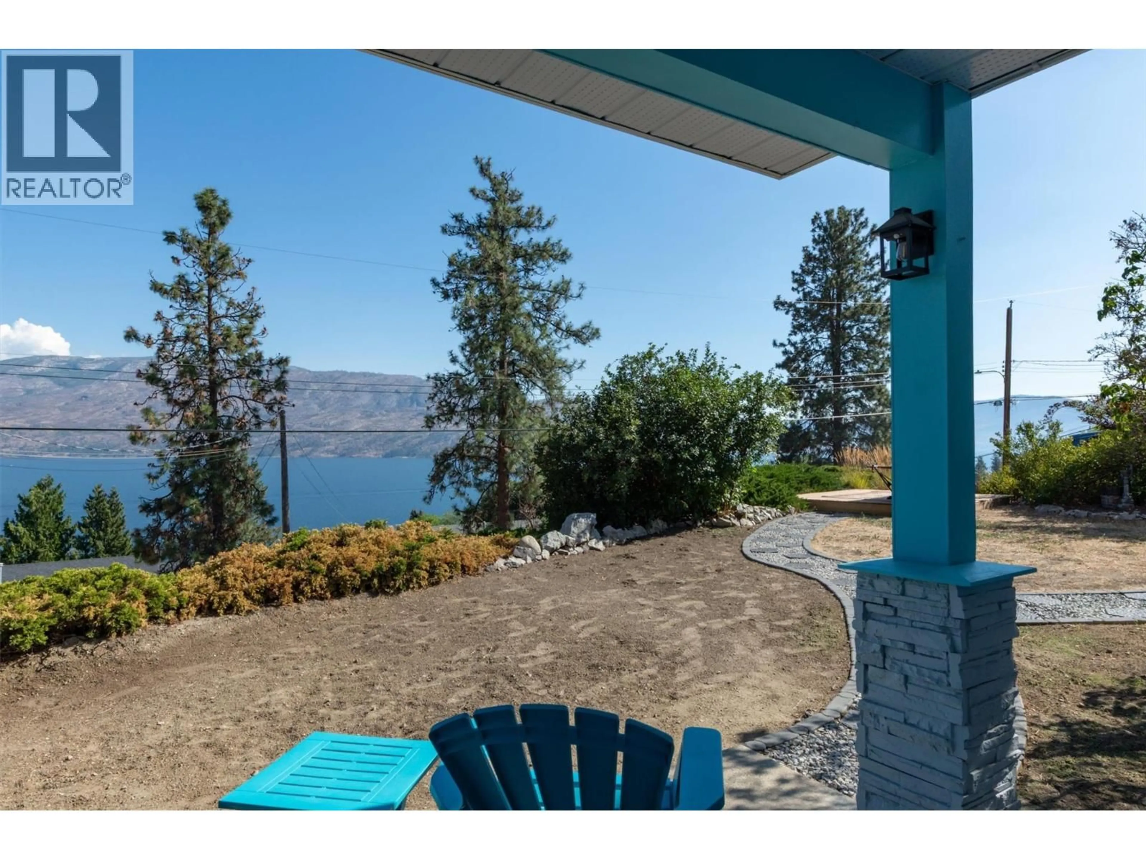 Patio, water/lake/river/ocean view for 5284 CLARENCE ROAD, Peachland British Columbia V0H1X2