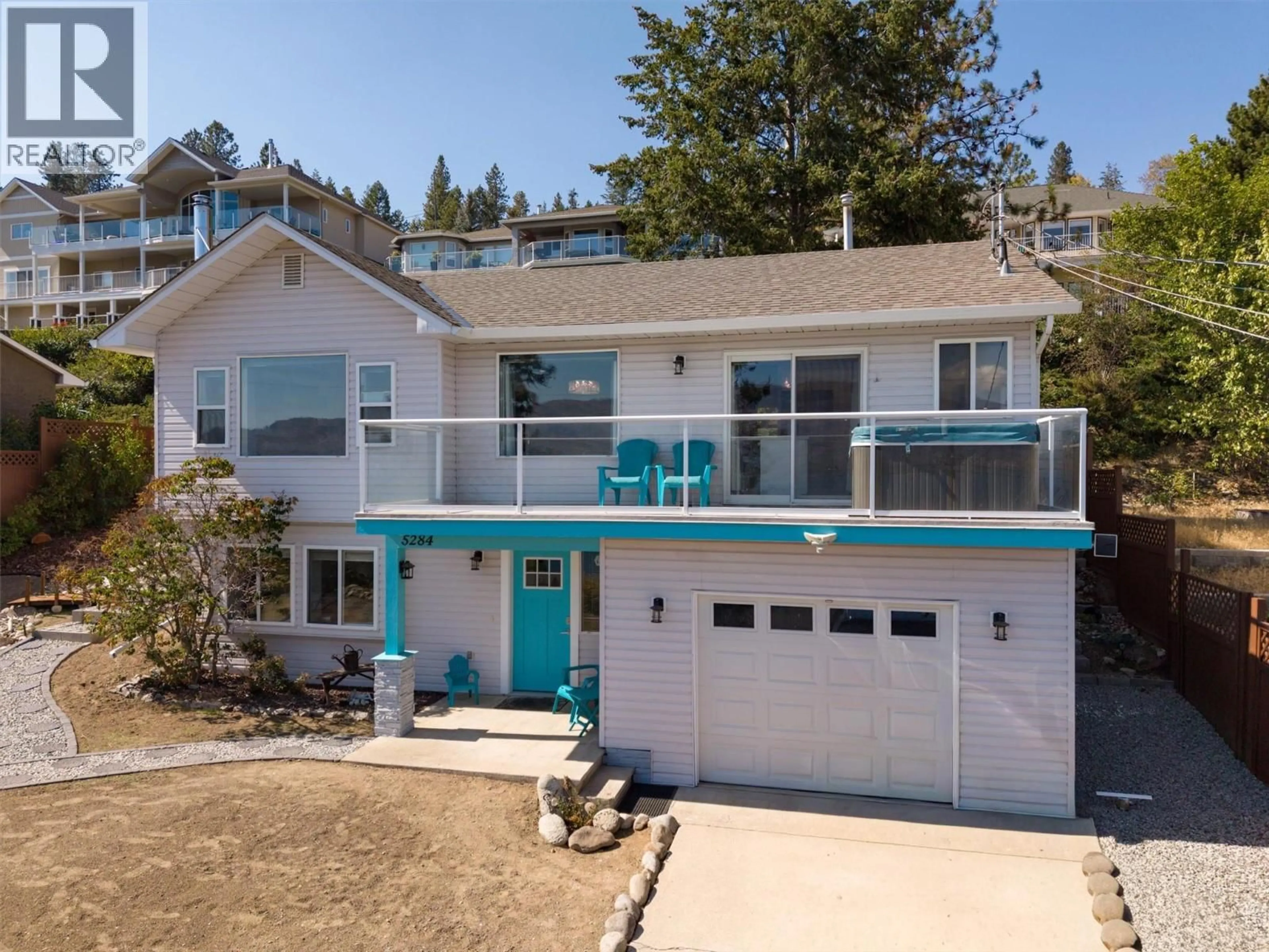 Home with vinyl exterior material, unknown for 5284 CLARENCE ROAD, Peachland British Columbia V0H1X2