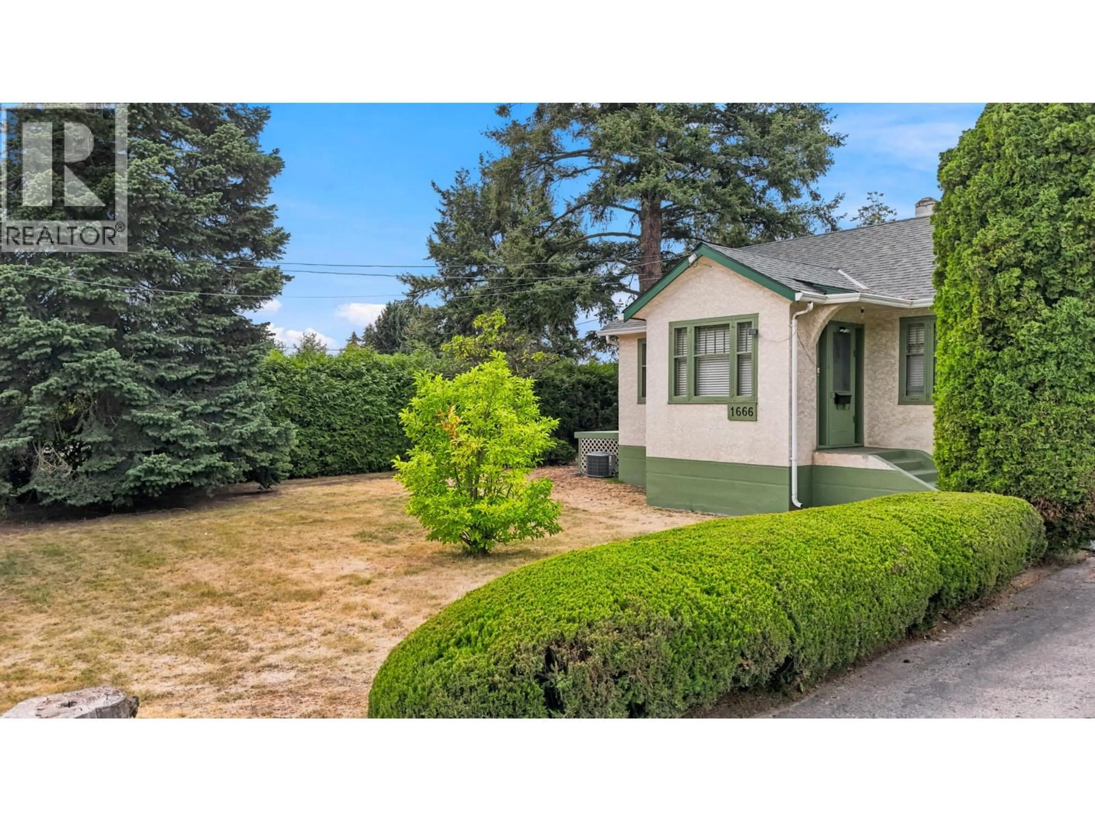A pic from outside/outdoor area/front of a property/back of a property/a pic from drone, street for 1666 RUTLAND ROAD, Kelowna British Columbia V1X4Z6