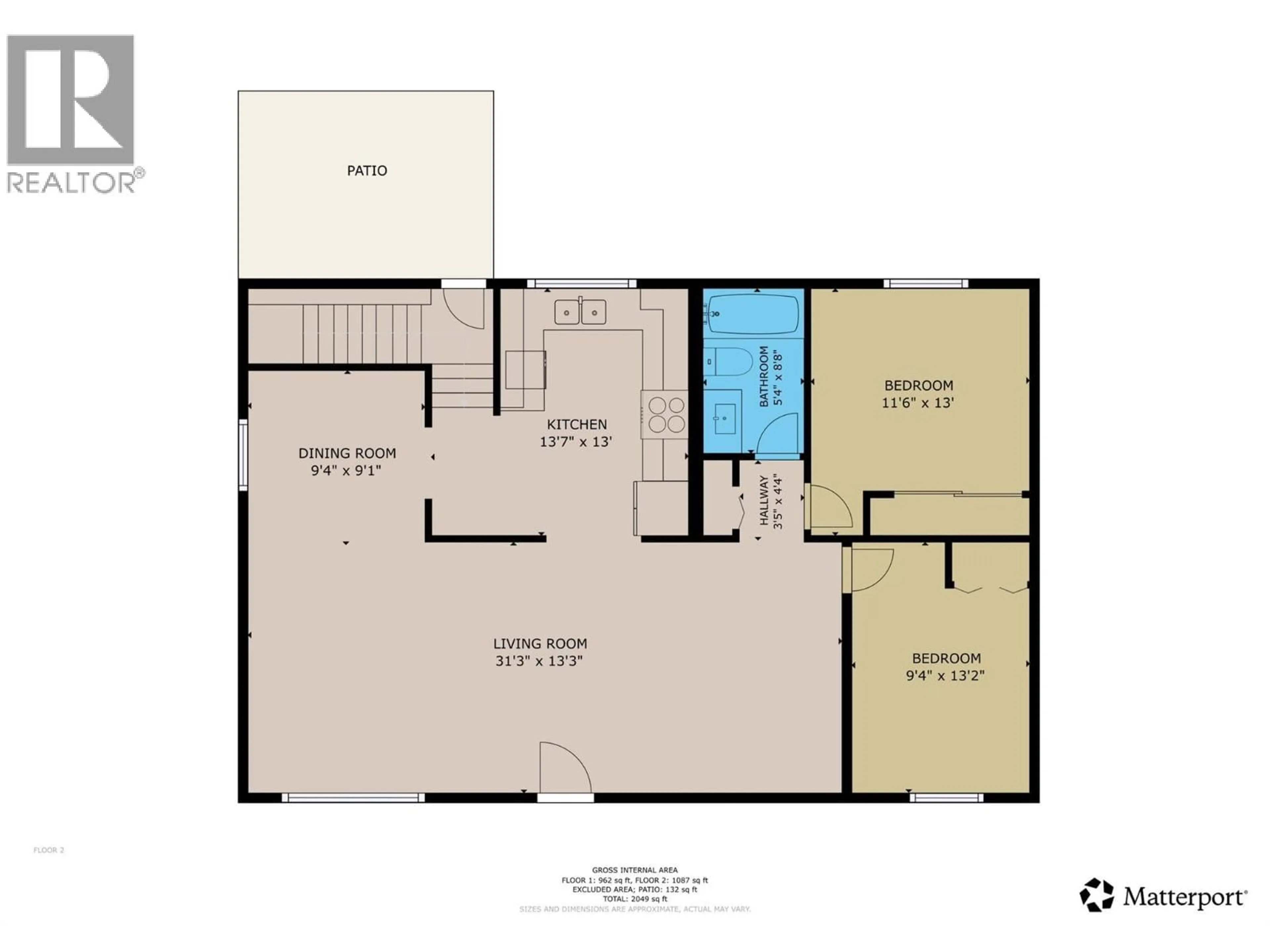 Floor plan for 540 4 AVENUE, Kimberley British Columbia V1A2R9