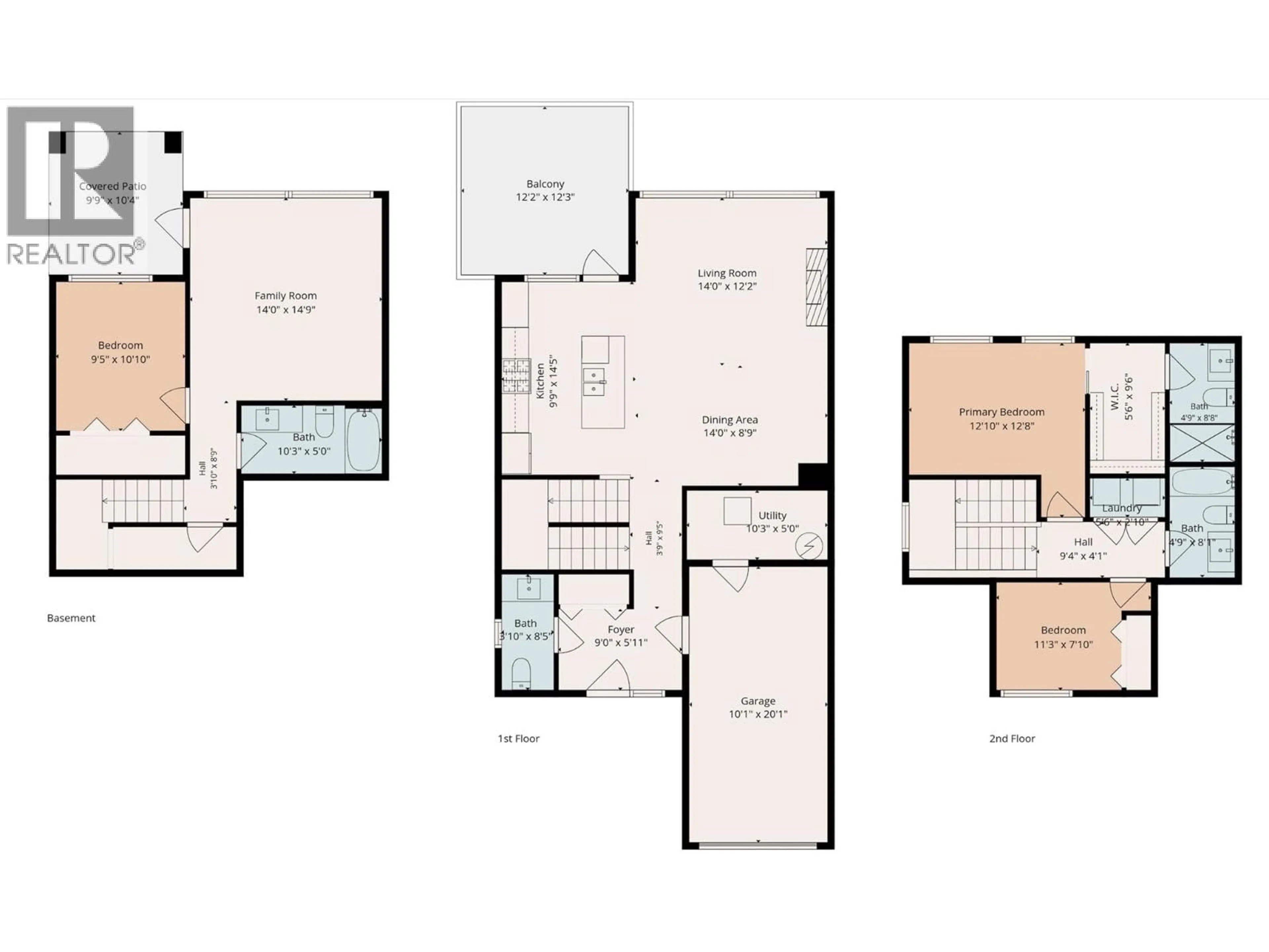 Floor plan for 54 - 1450 UNION ROAD, Kelowna British Columbia V1V3E1