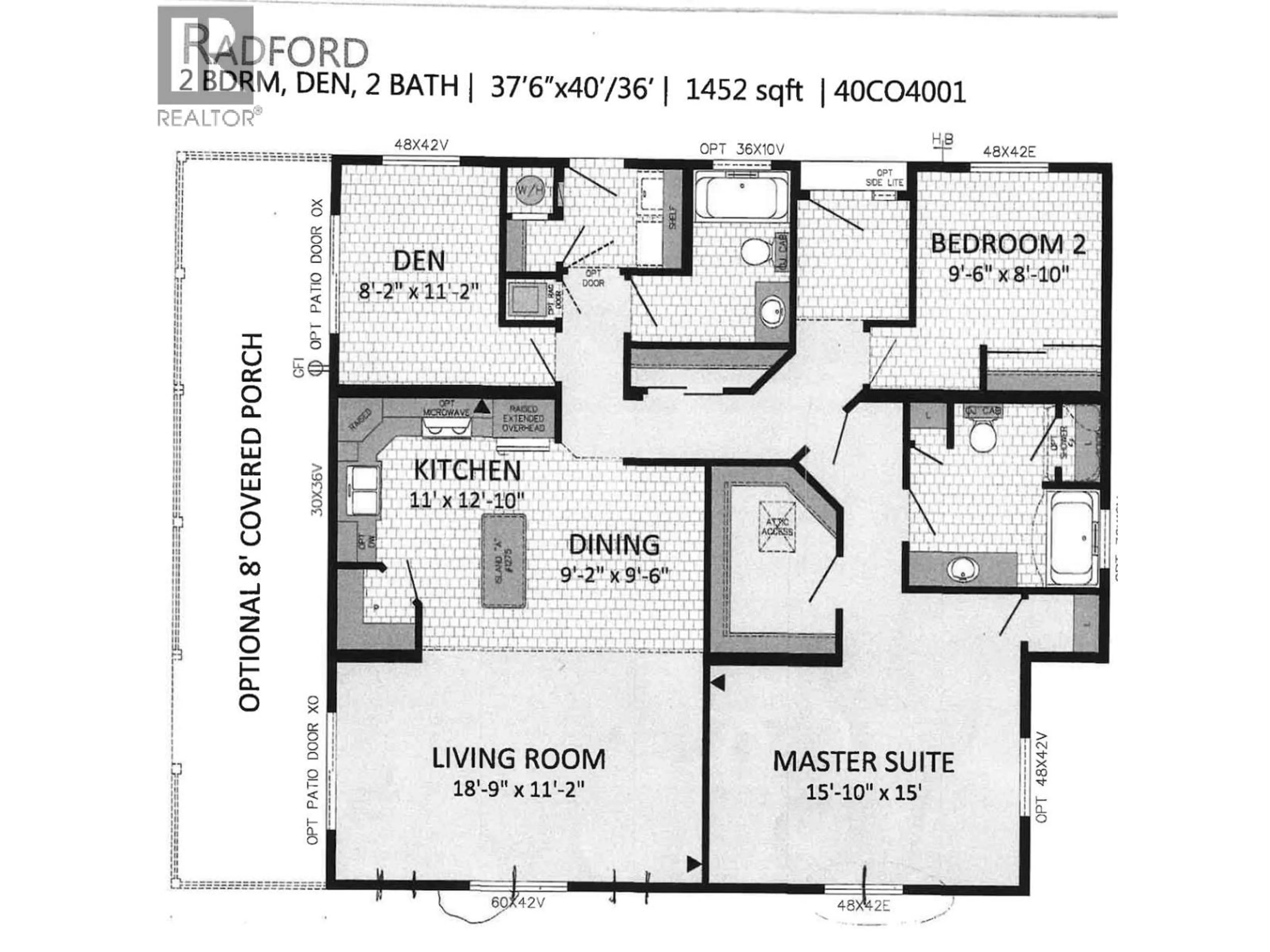 Floor plan for 170 - 9510 HIGHWAY 97N OTHER, Vernon British Columbia V1H1R8