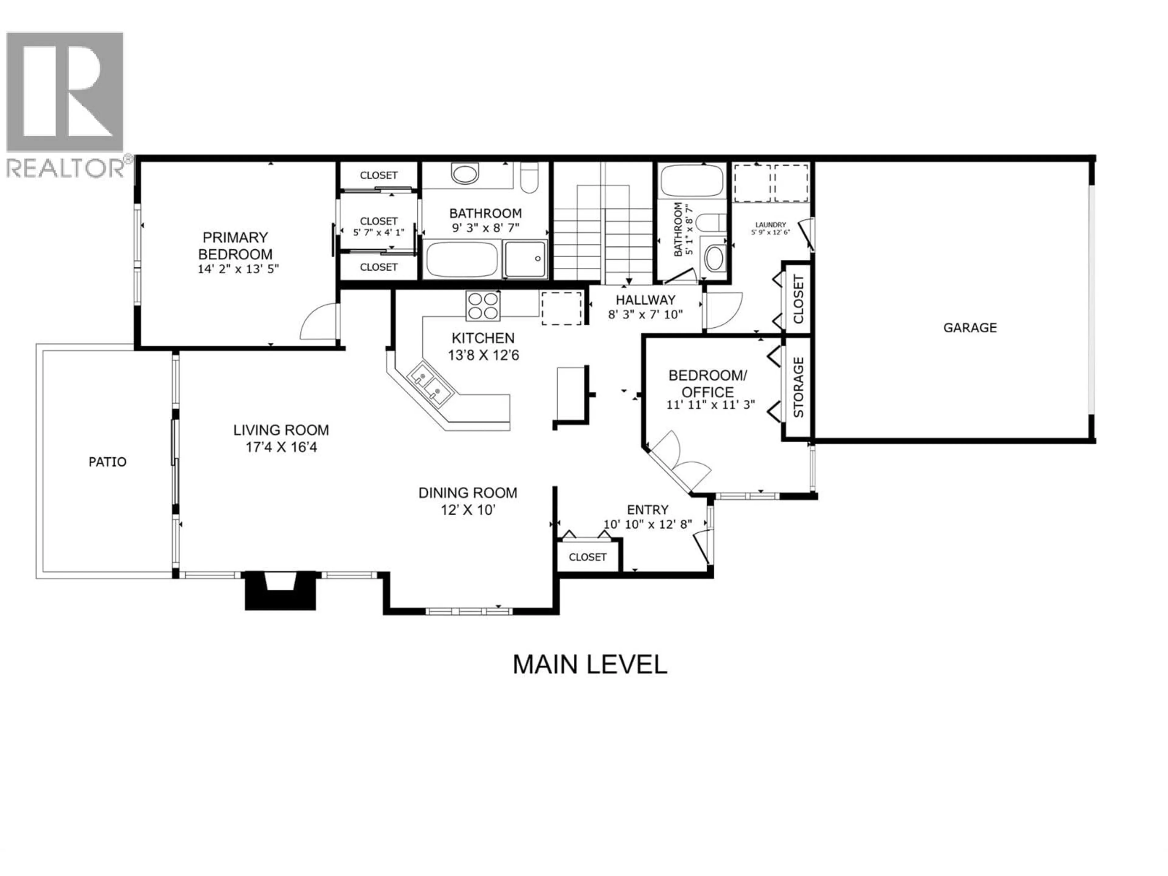 Floor plan for 13 - 669 LONG RIDGE DRIVE, Kelowna British Columbia V1V2R9